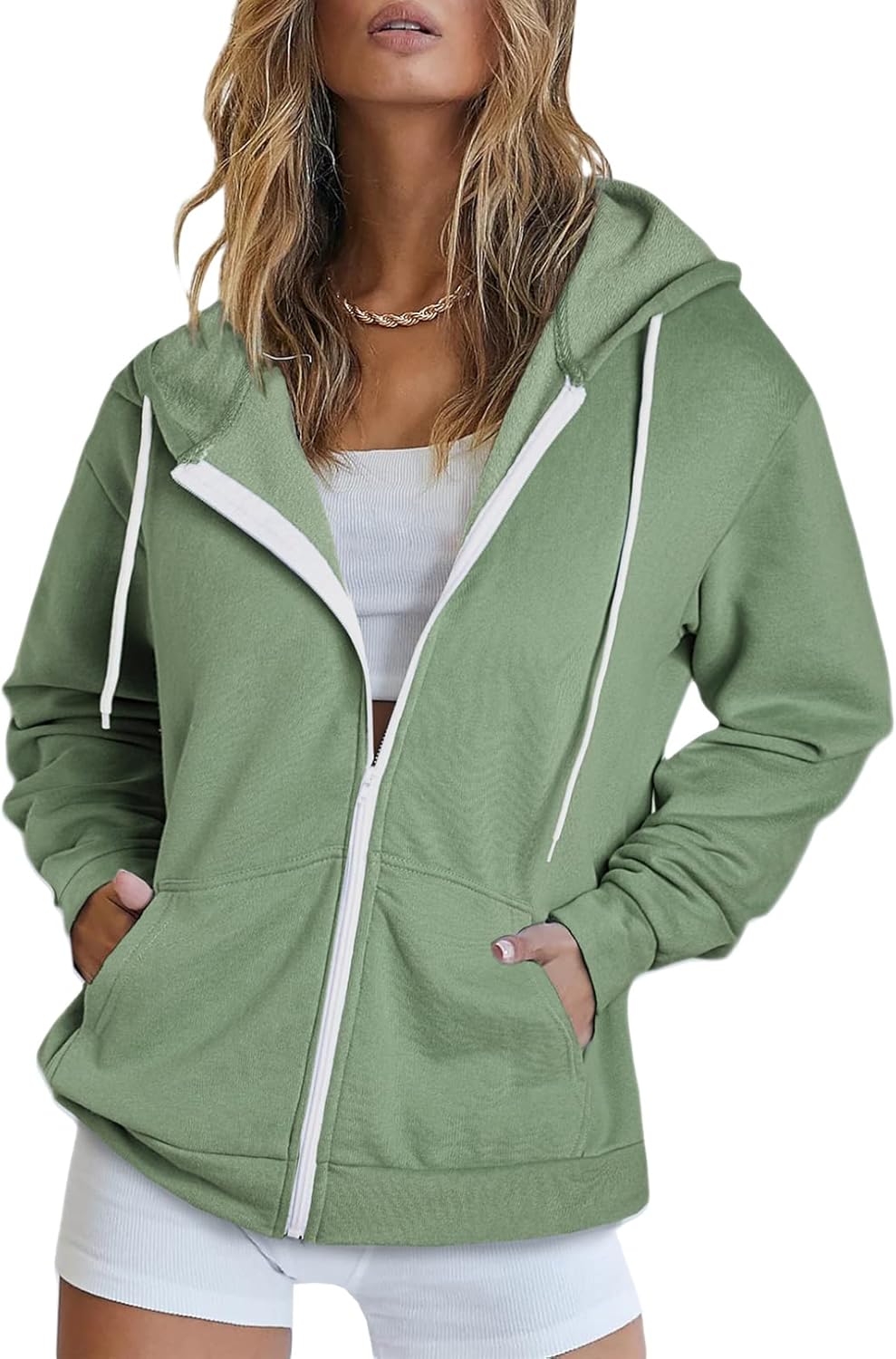 Dokotoo Women's Full Zip Up Hoodie for Women