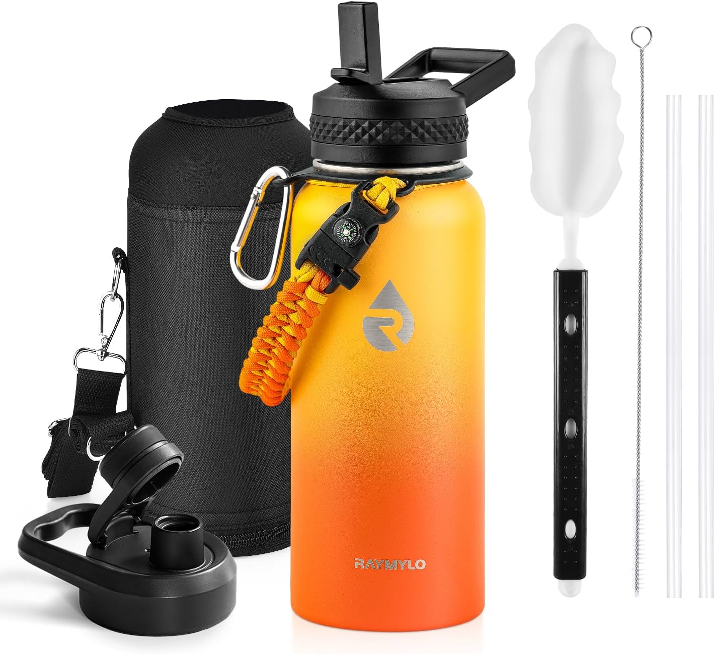 64oz Insulated Water Bottle Stainless Steel