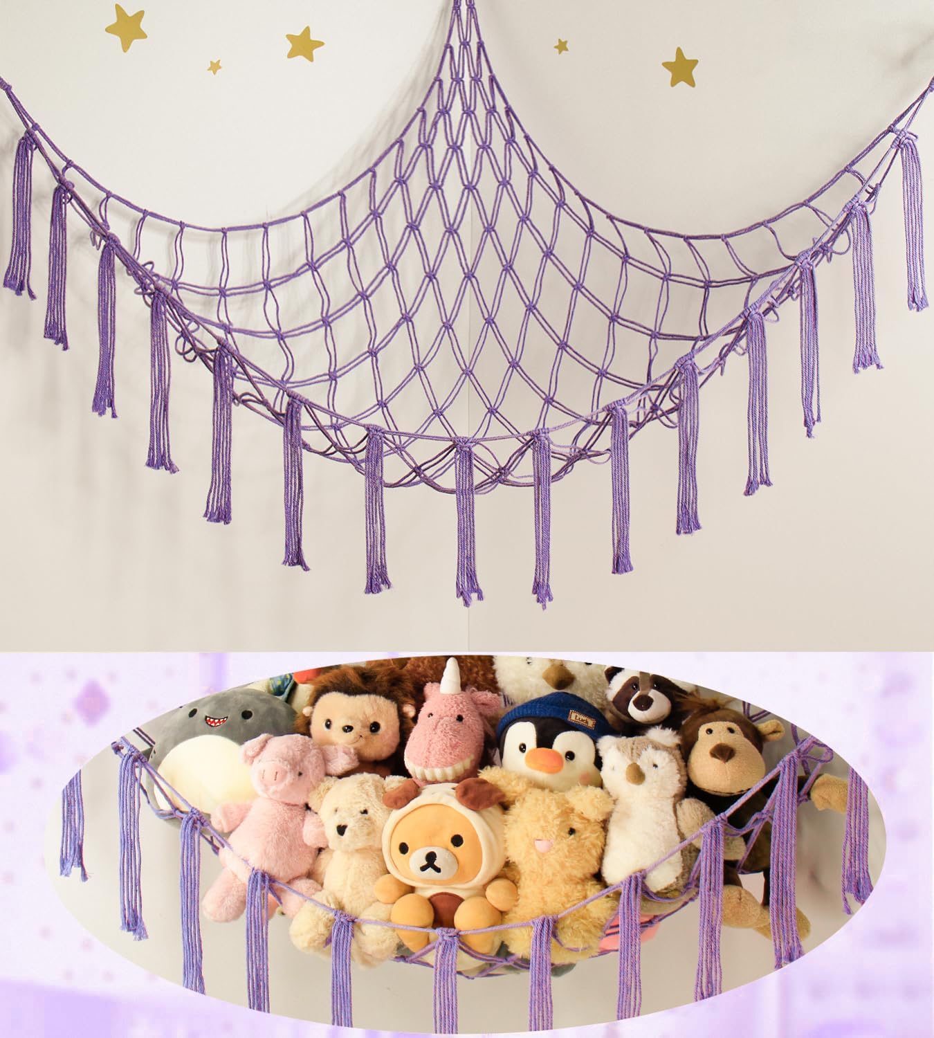 Stuffed Animal Storage Hammock or Net Corner