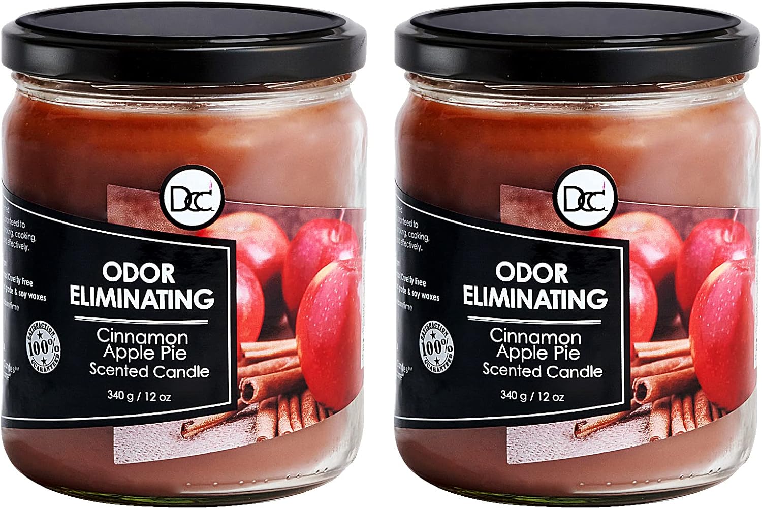 Vanilla Bean Odor Eliminating Candle – 80-Hour Burn