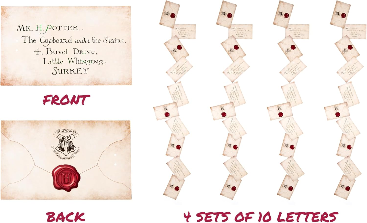 CON*QUEST Journals Harry Potter String for Hanging Home Decor