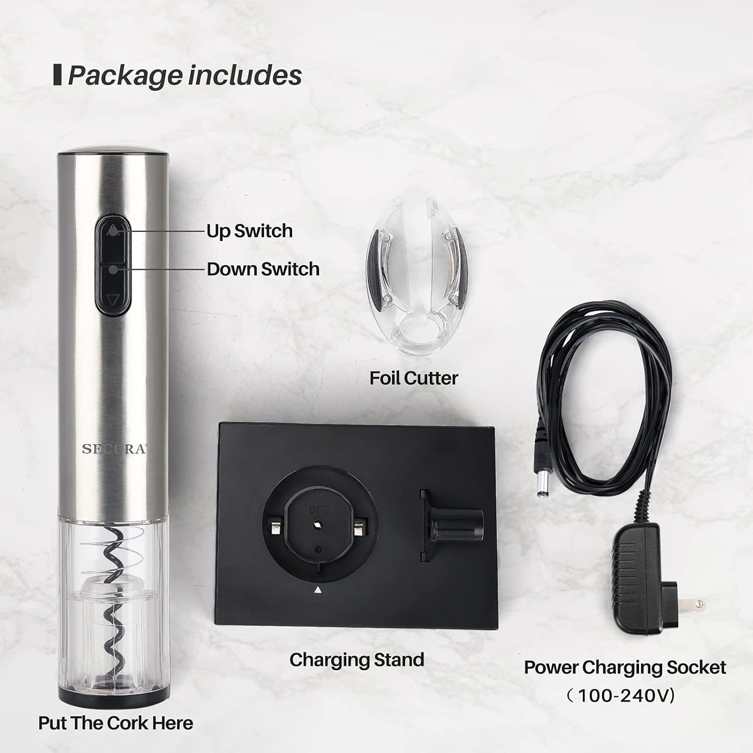 Secura Automatic Electric Wine Opener