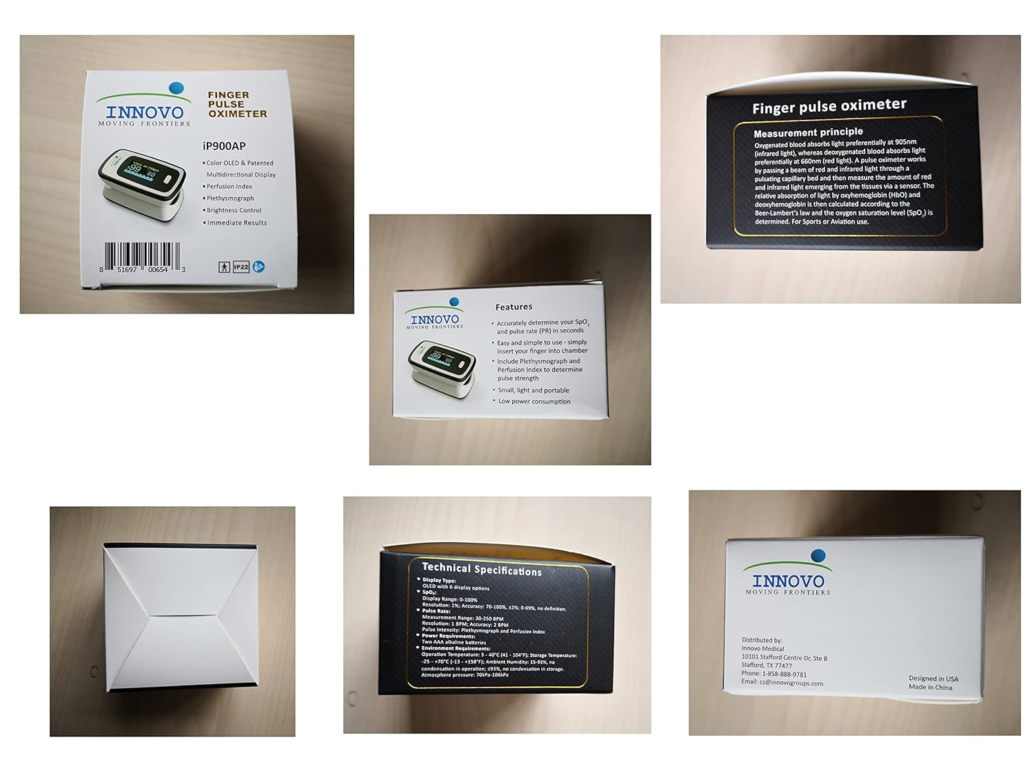 Innovo Deluxe iP900AP Fingertip Pulse