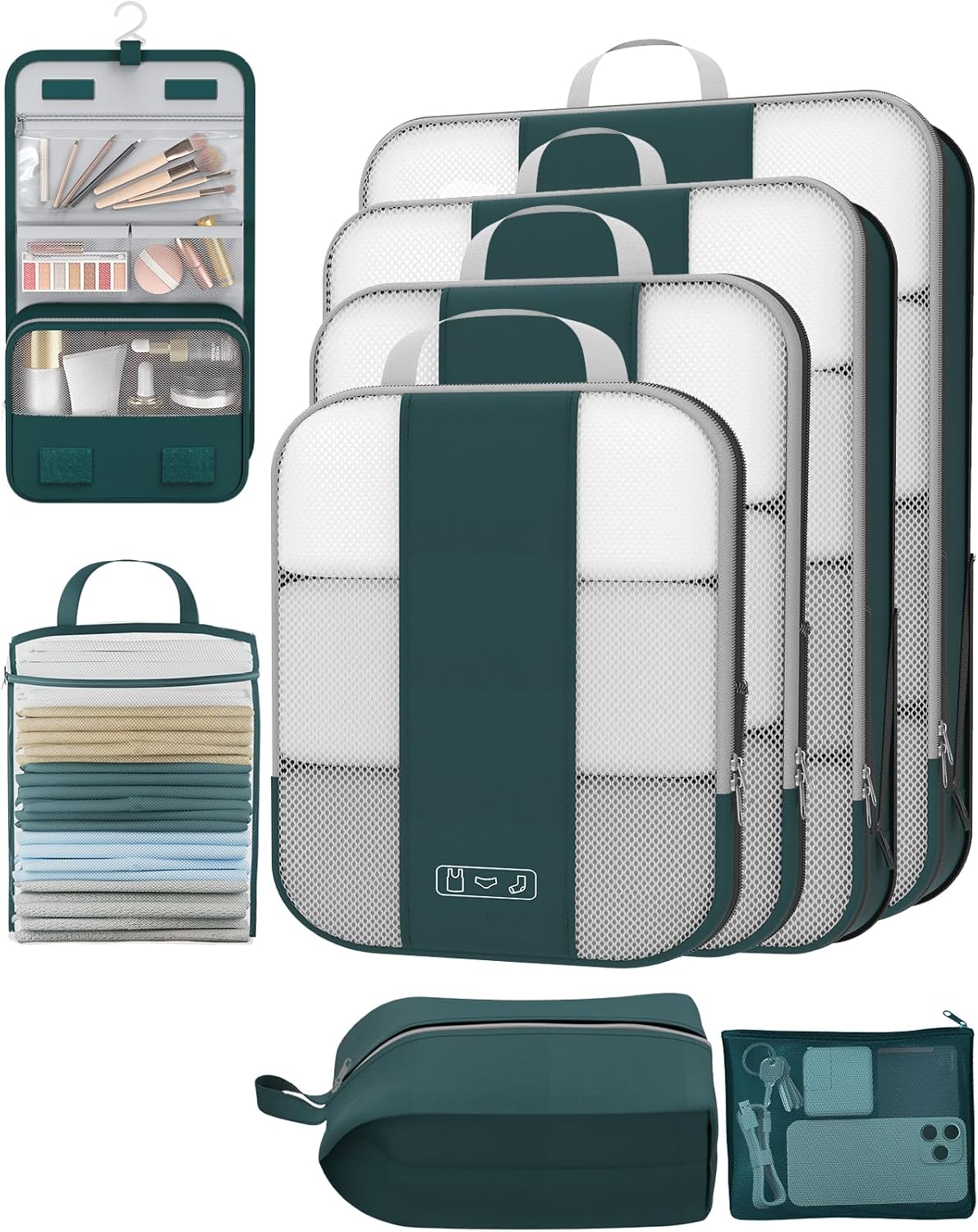 OlarHike 10 Compression Packing Cubes