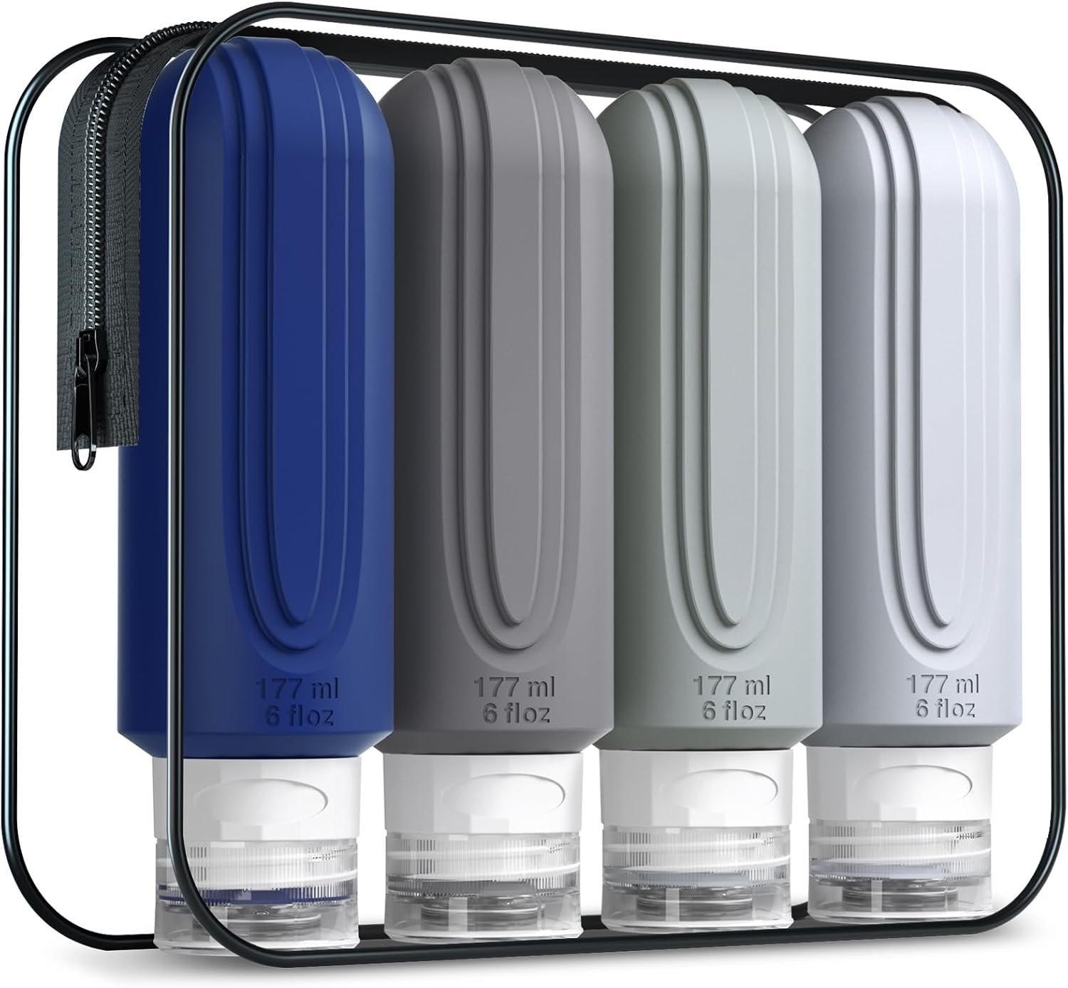 TSA Approved 3oz Leak-Proof Travel Bottles