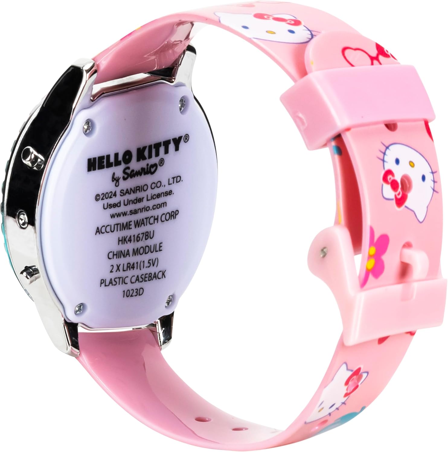 Accutime Sanrio Hello Kitty Girls' Digital LCD Quartz Watch
