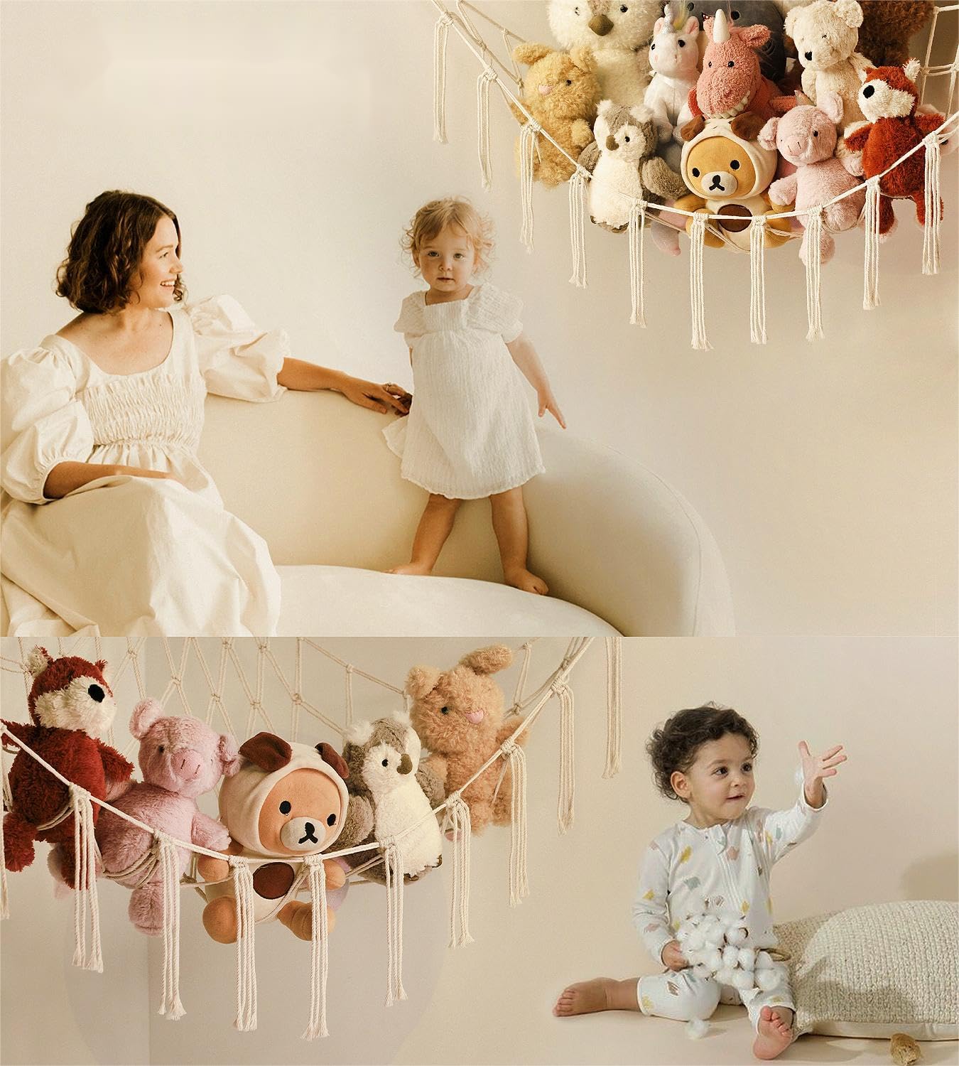 Stuffed Animal Storage Hammock or Net Corner