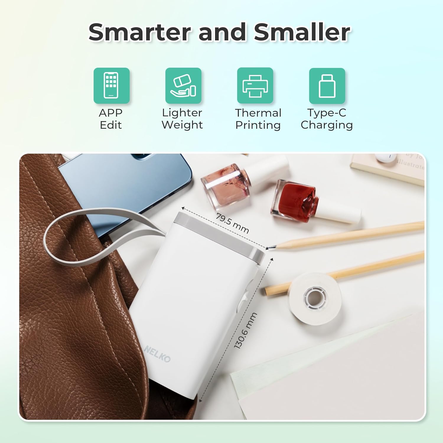 Label Maker – Wireless Mini Printer with Tape