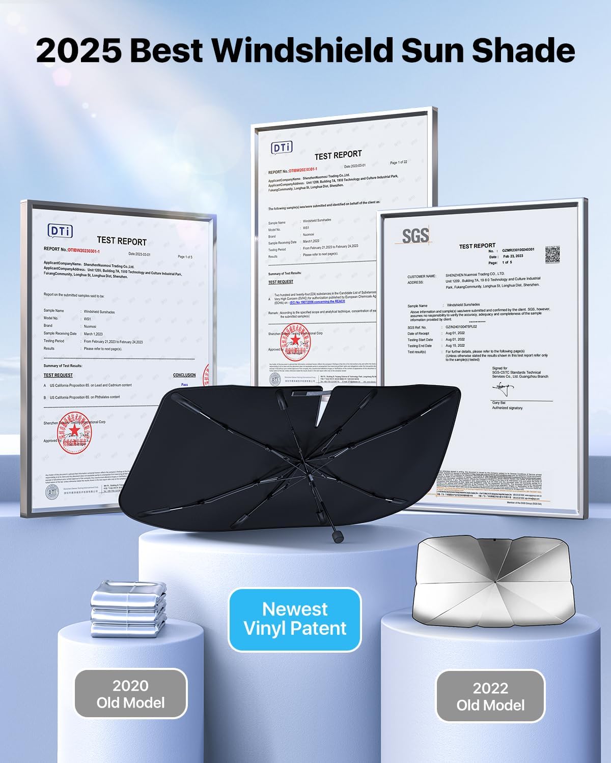 Nmoiss Windshield Sun Shade Umbrella 2025