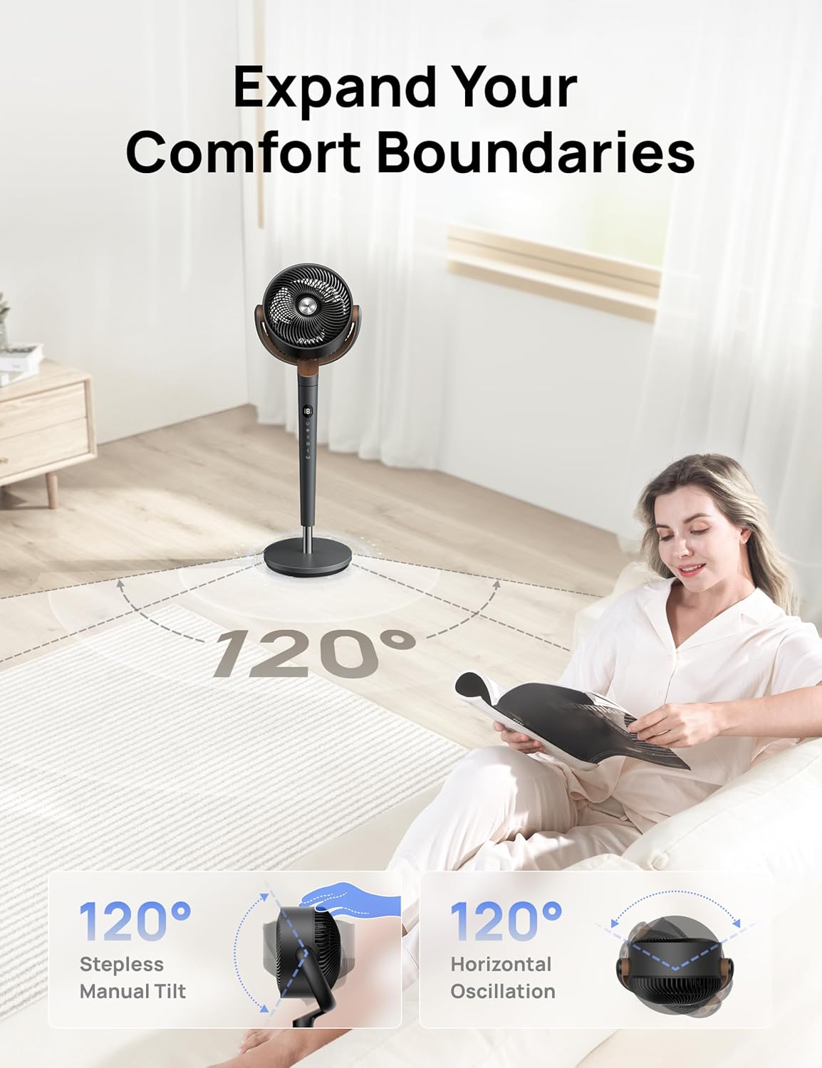 Dreo Oscillating Pedestal Fan