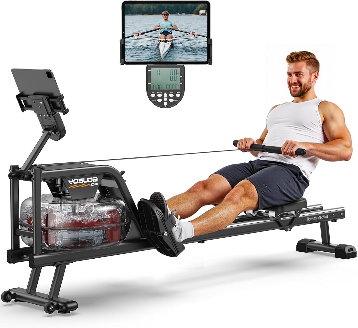 YOSUDA Magnetic/Water Rowing Machine