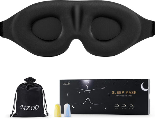 MZOO 3D Sleep Eye Mask Travel Blindfold