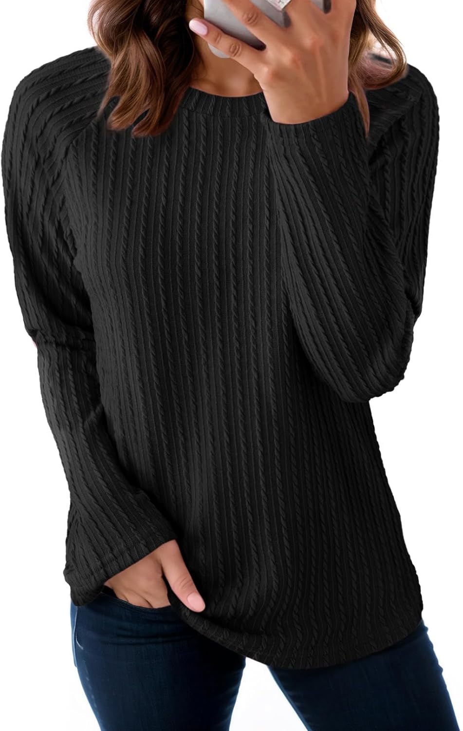 Dokotoo Womens Tops Long Sleeve Lightweight Shirts