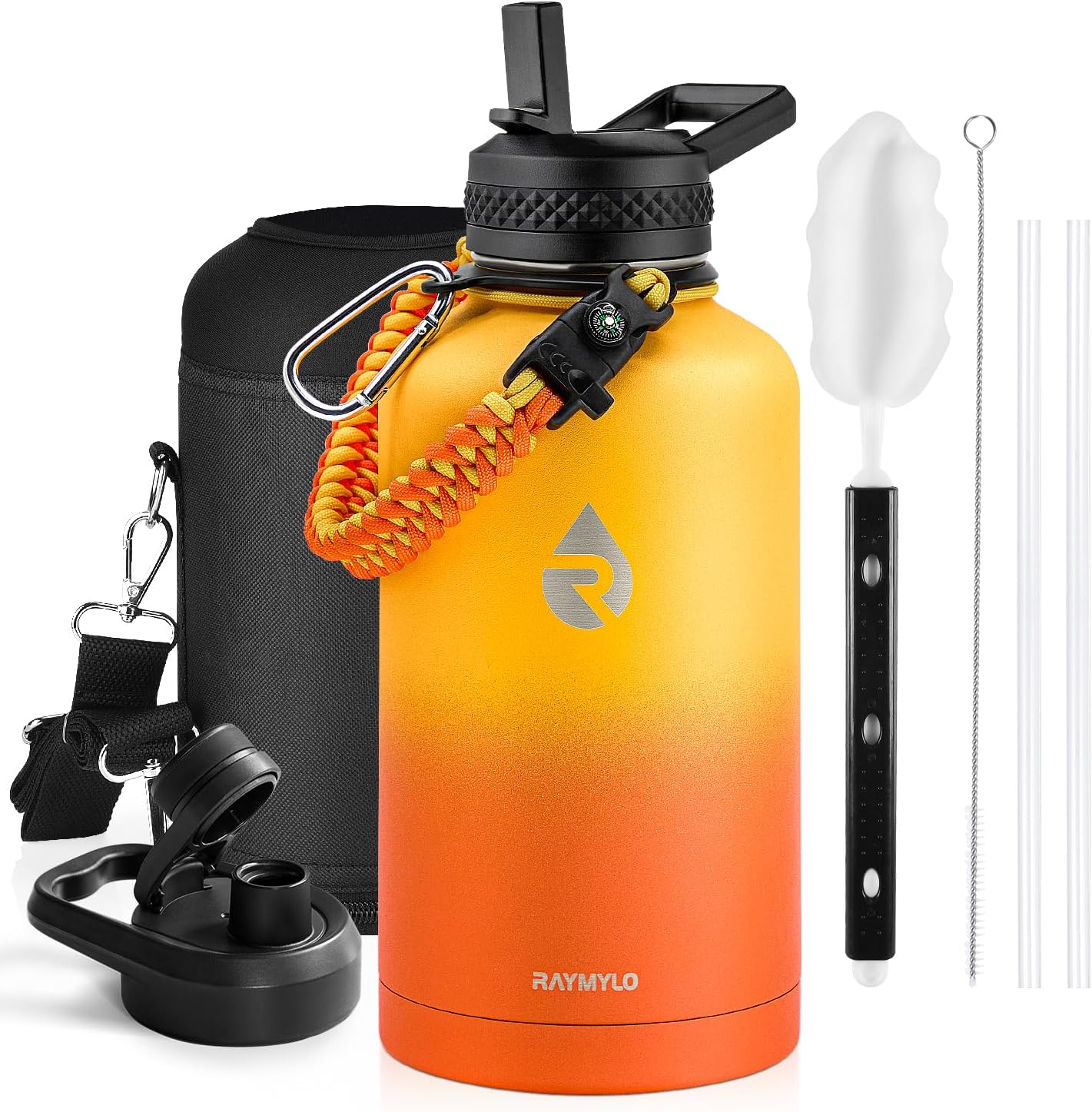 64oz Insulated Water Bottle Stainless Steel