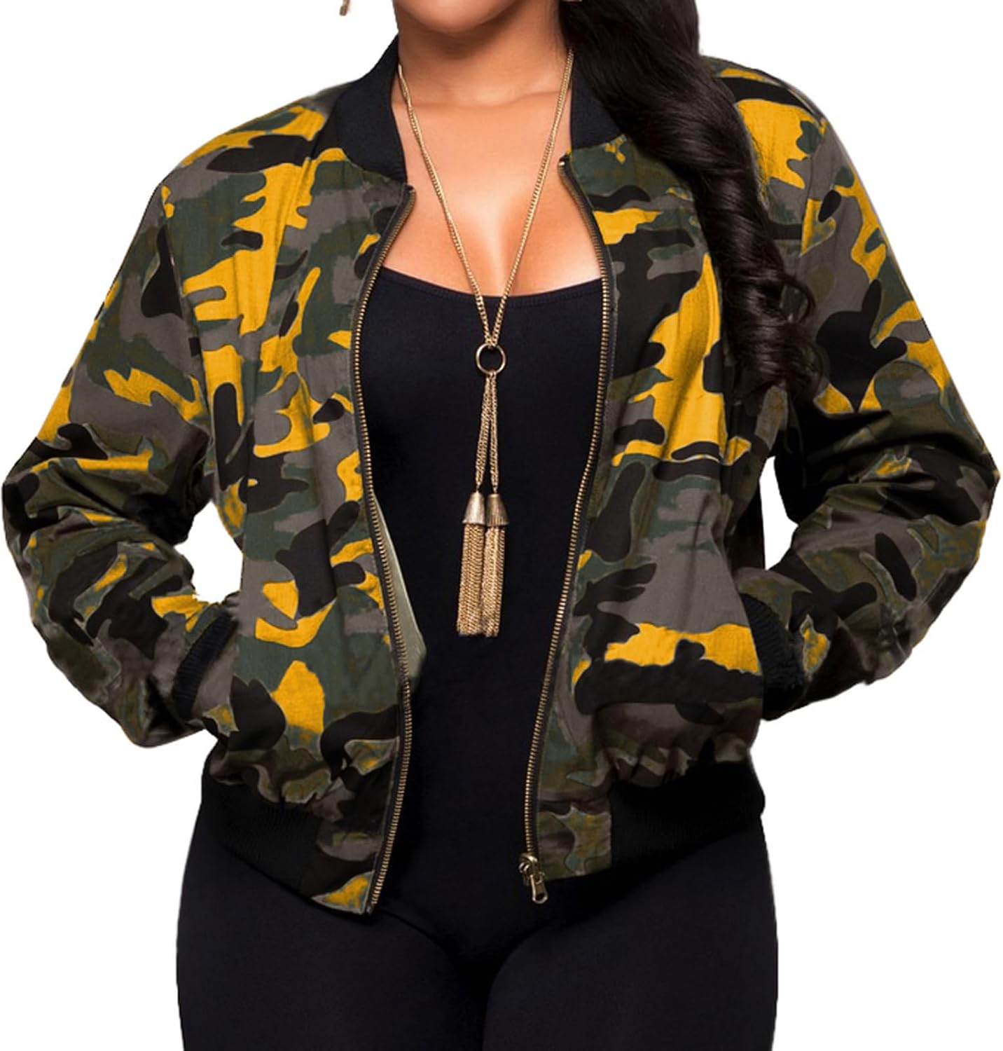 Women’s Lightweight Casual Bomber Jacket