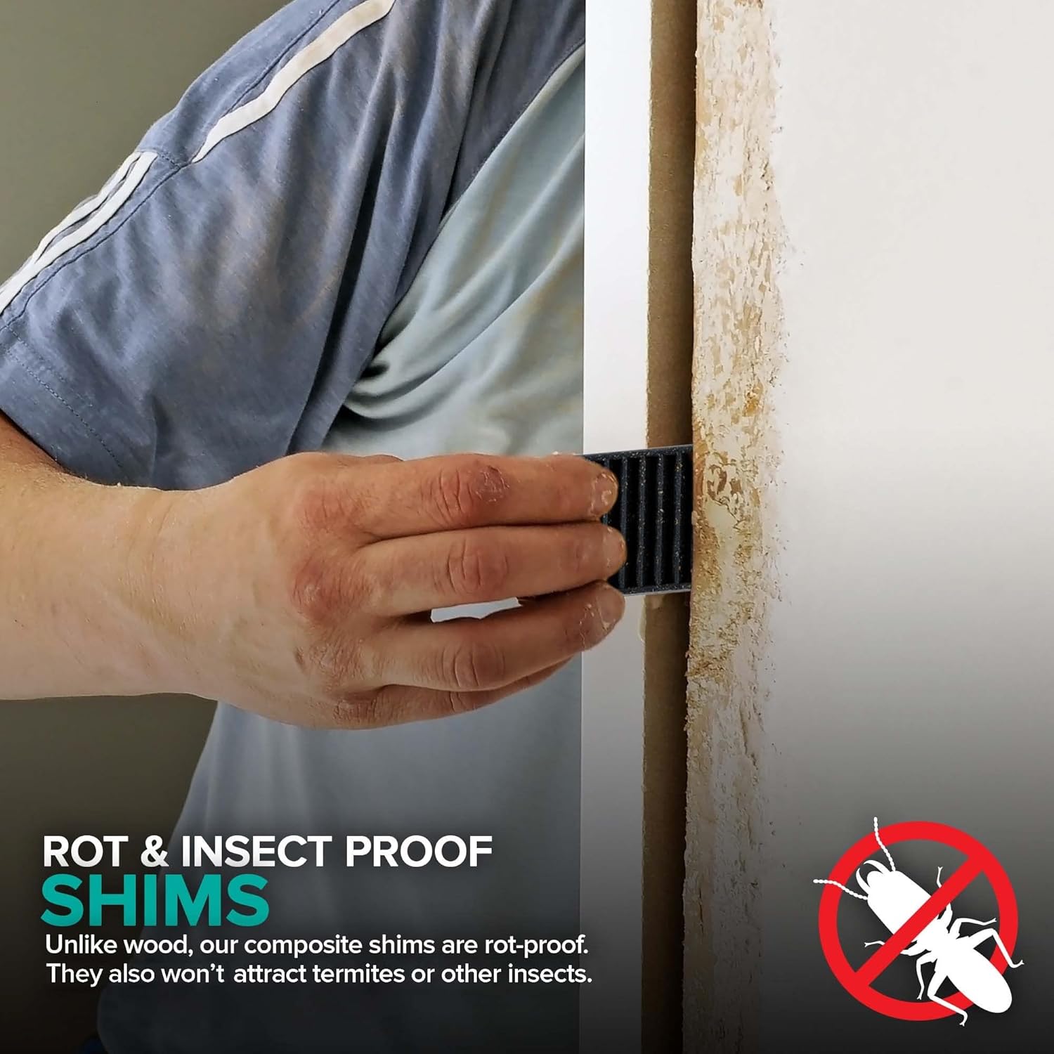 Hard Composite Shims for Home Improvement