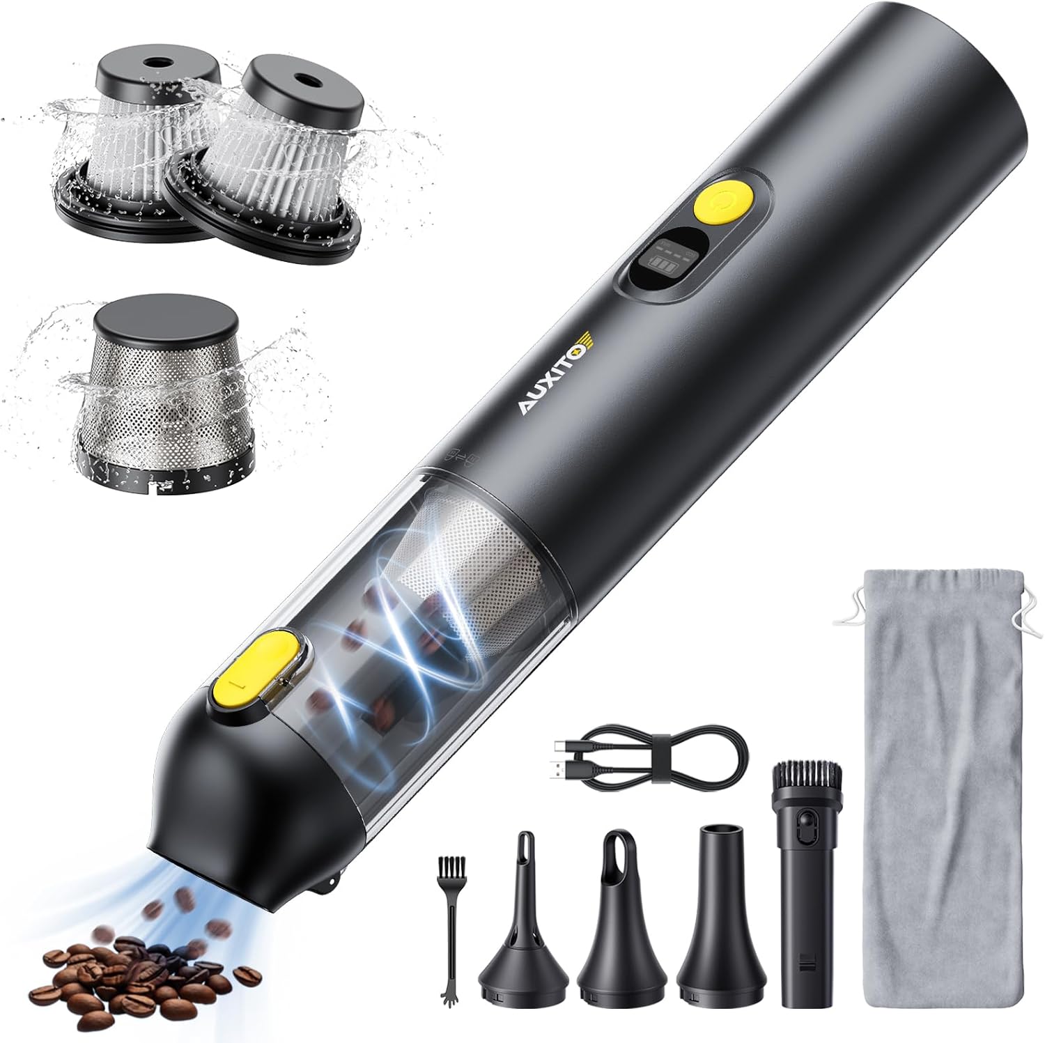 AUXITO Car Vacuum Portable Cordless Suction