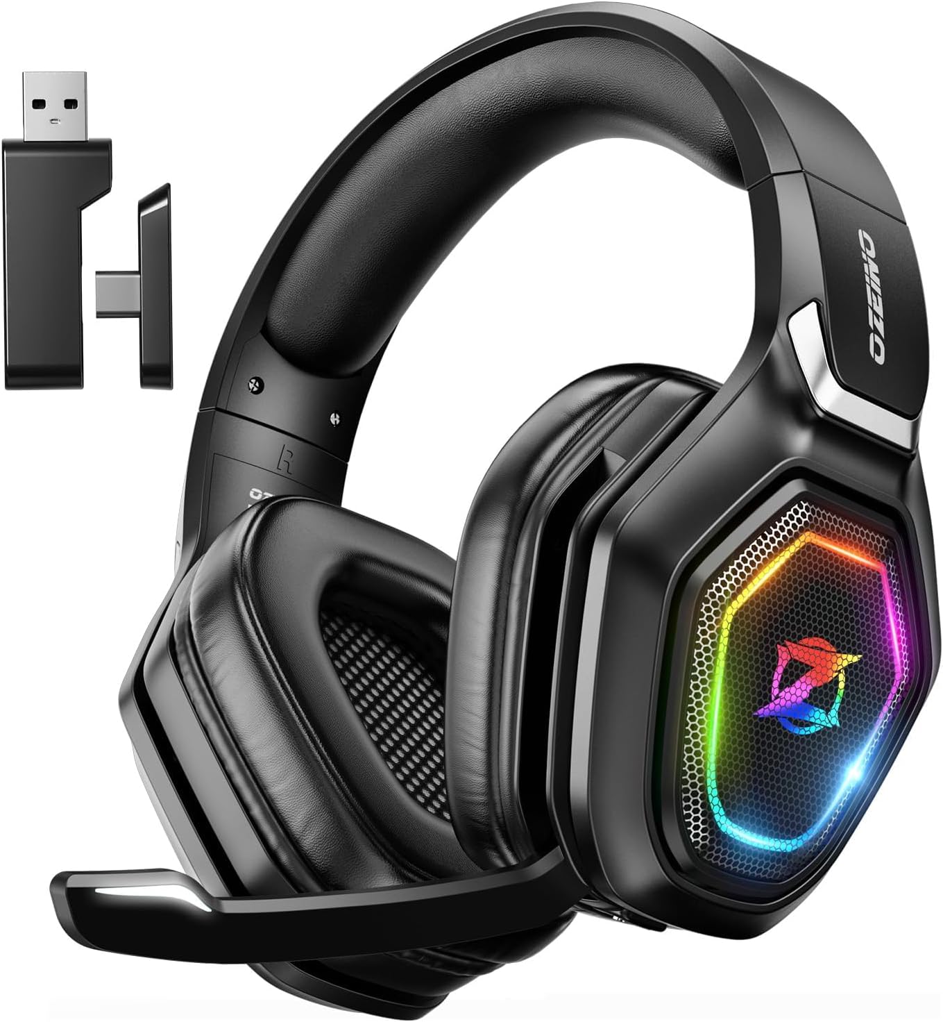 Ozeino Wireless Gaming Headset with Mic