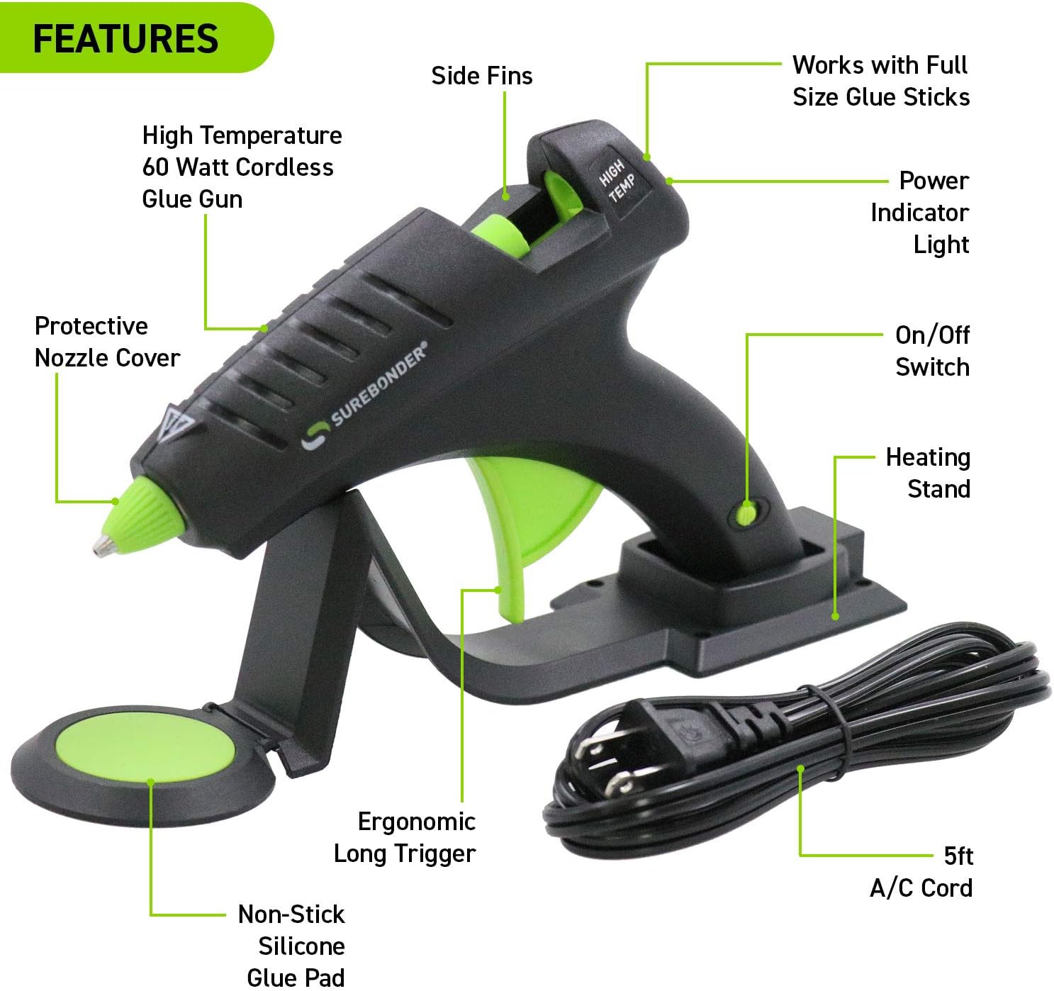 Surebonder Cordless Hot Glue Gun
