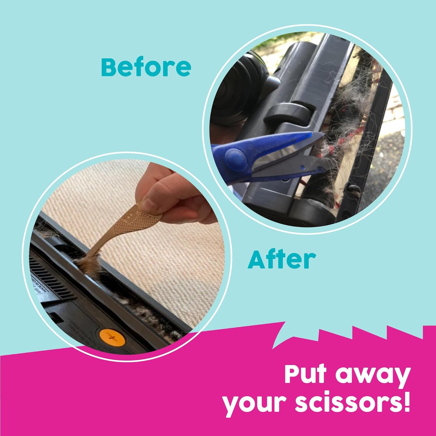 Pikk-it Vacuum & Brush Hair Remover