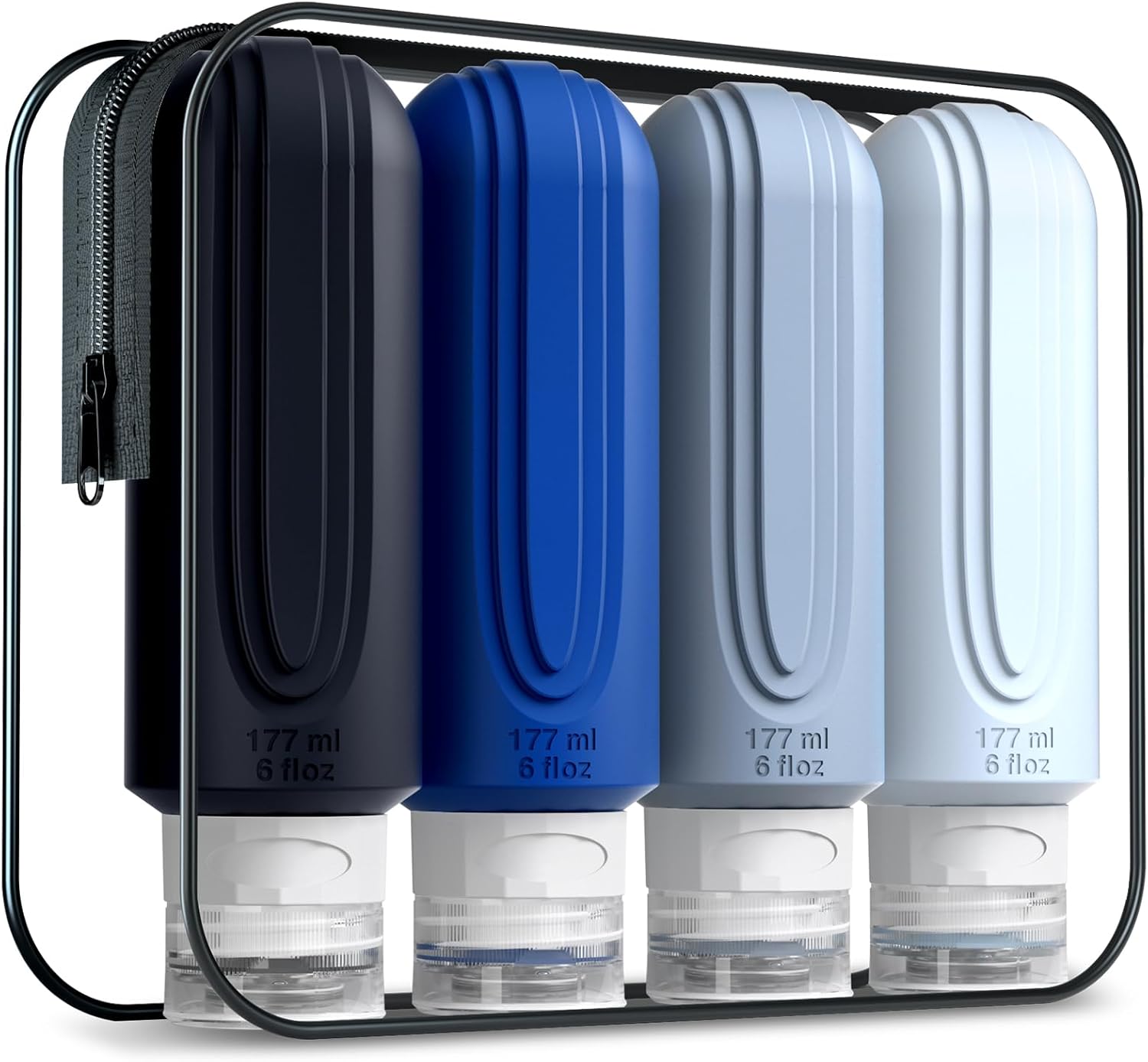 TSA Approved 3oz Leak-Proof Travel Bottles