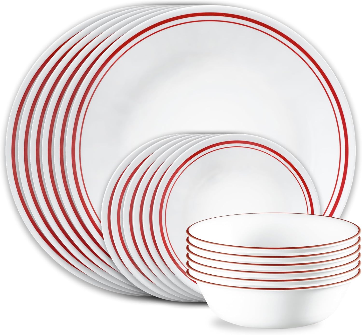 Corelle Vitrelle 18-Piece Service for 6 Dinnerware Set