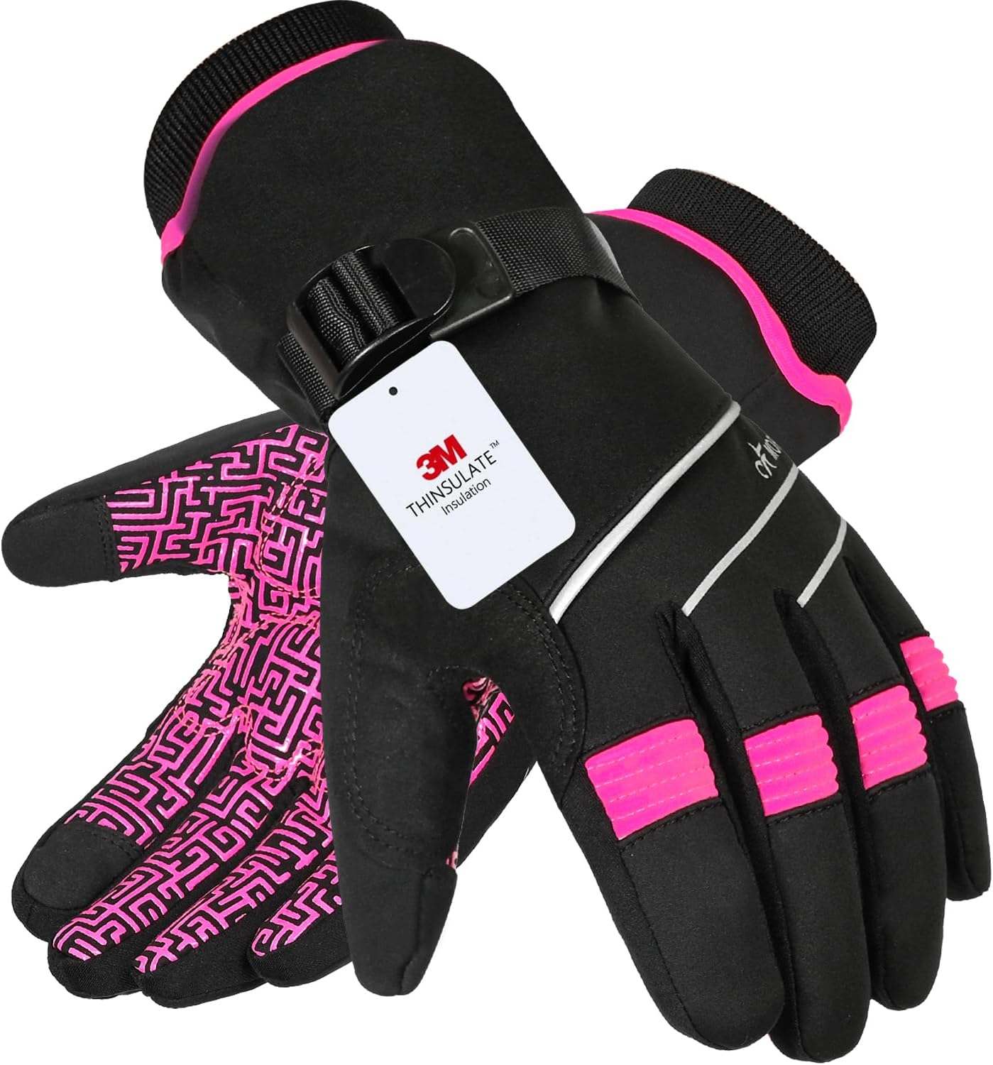 MOREOK Waterproof & Windproof Winter Gloves for Men/Women