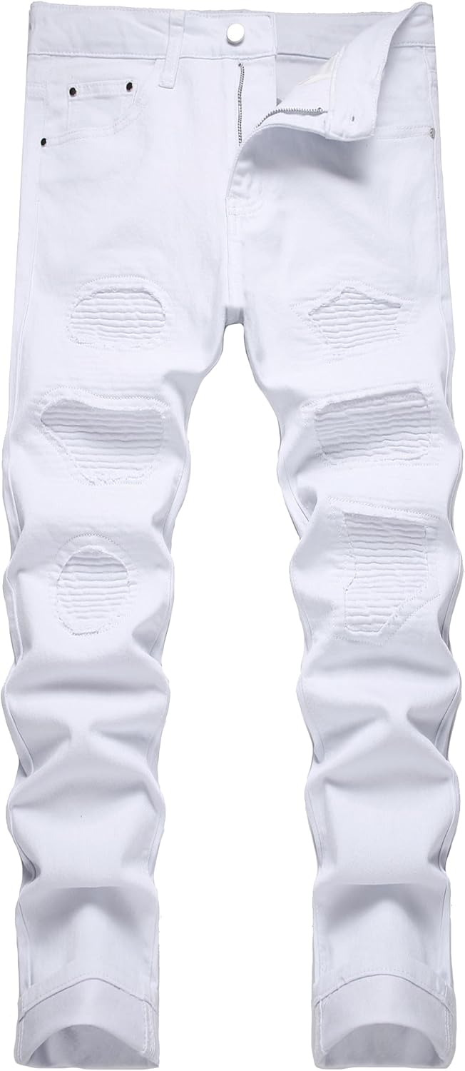 JUNBAOSS Men's Slim Fit Stretch Jeans for Men