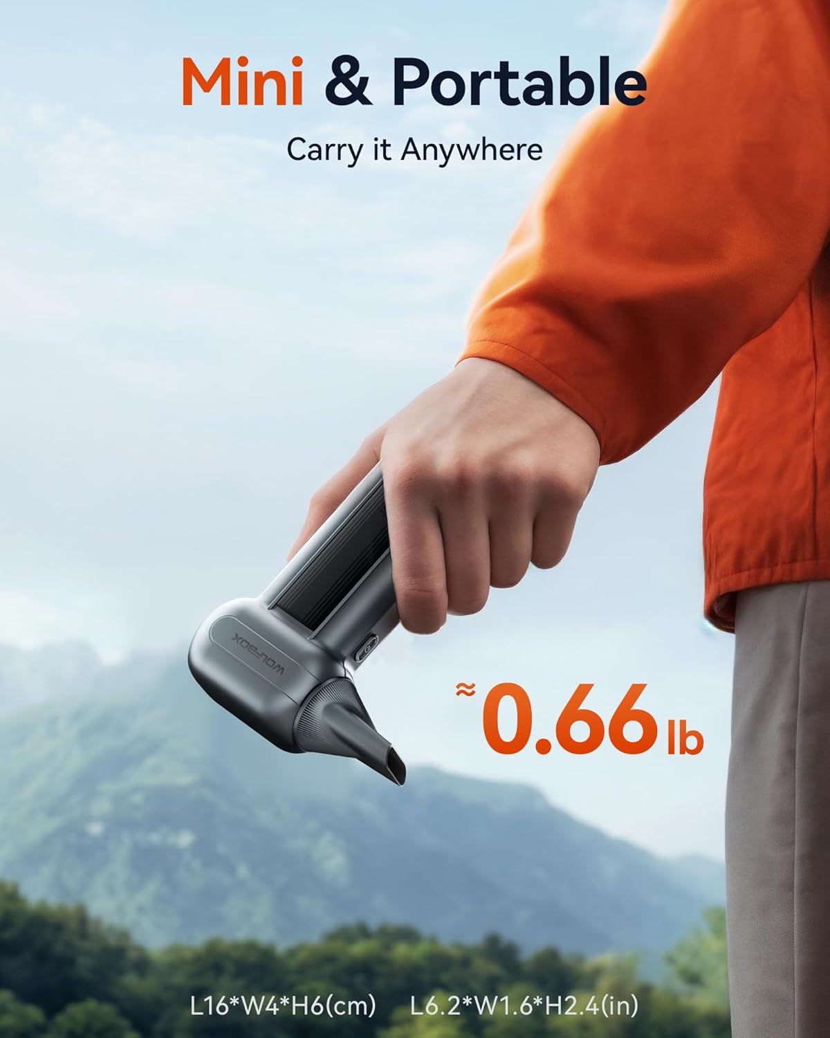 WOLFBOX MF100 Cordless Electric Air Duster