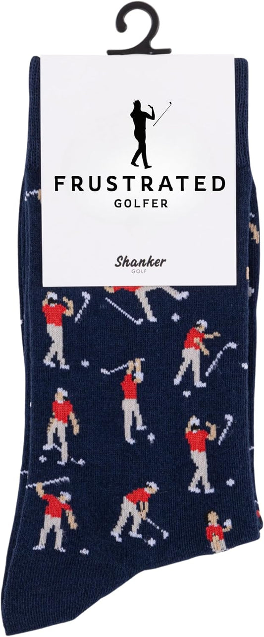 Shanker Golf Socks Funny Angry Golfer Socks