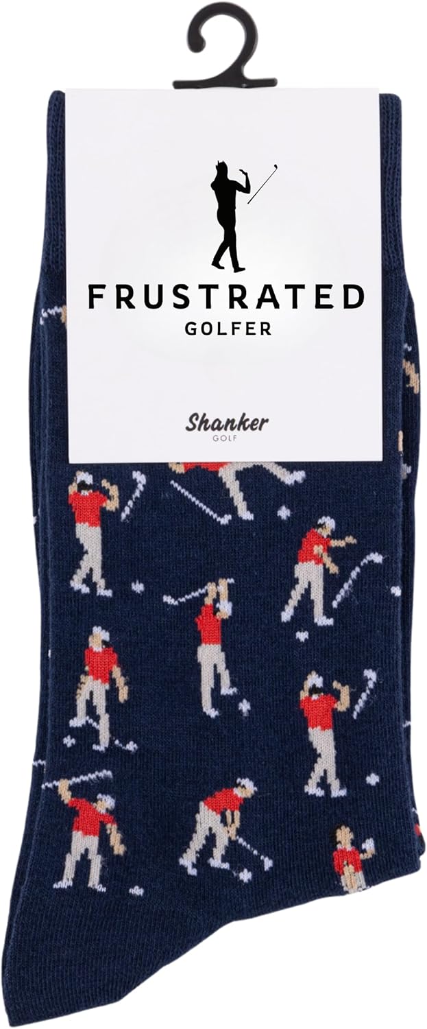 Shanker Golf Socks Funny Angry Golfer Socks