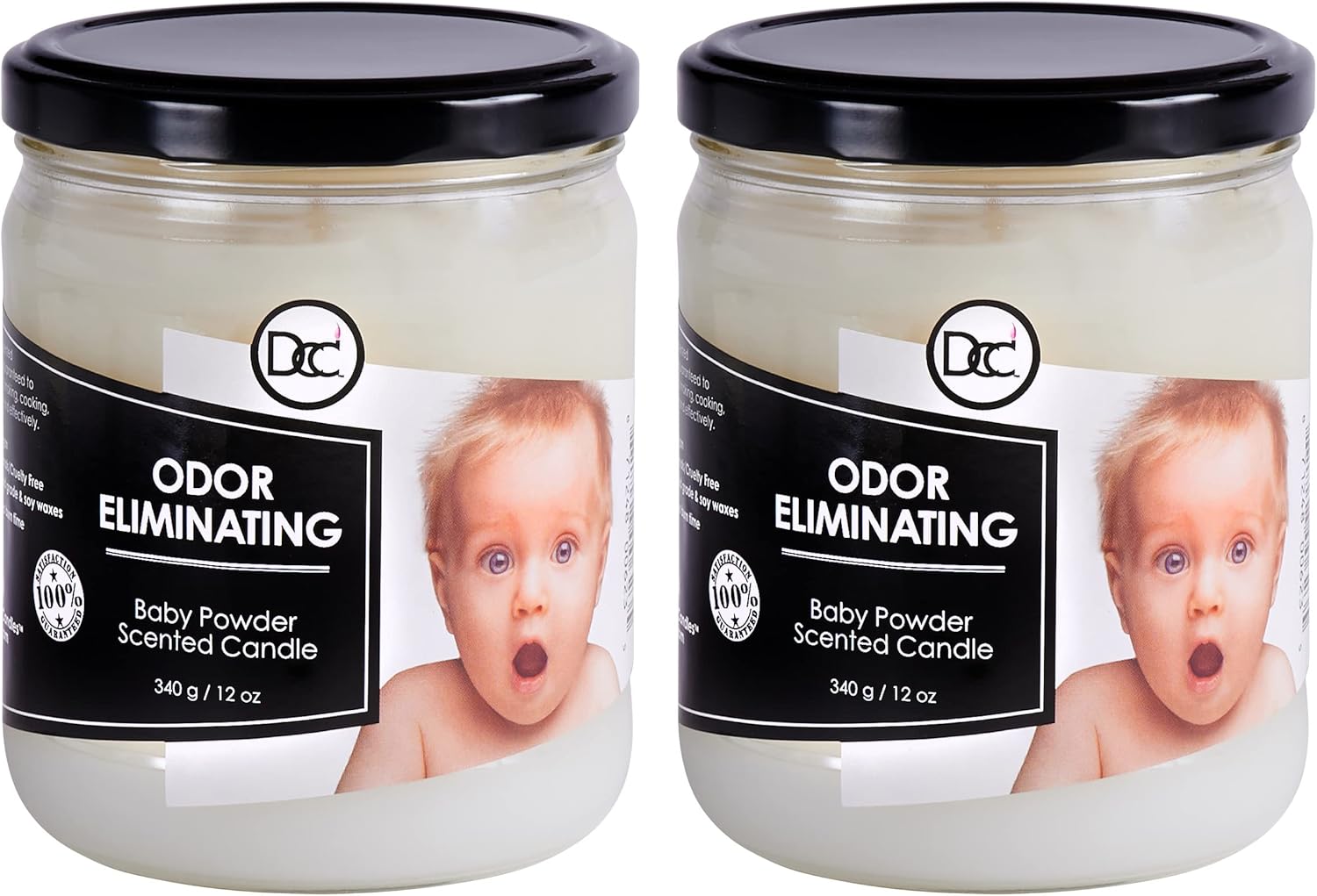 Vanilla Bean Odor Eliminating Candle – 80-Hour Burn
