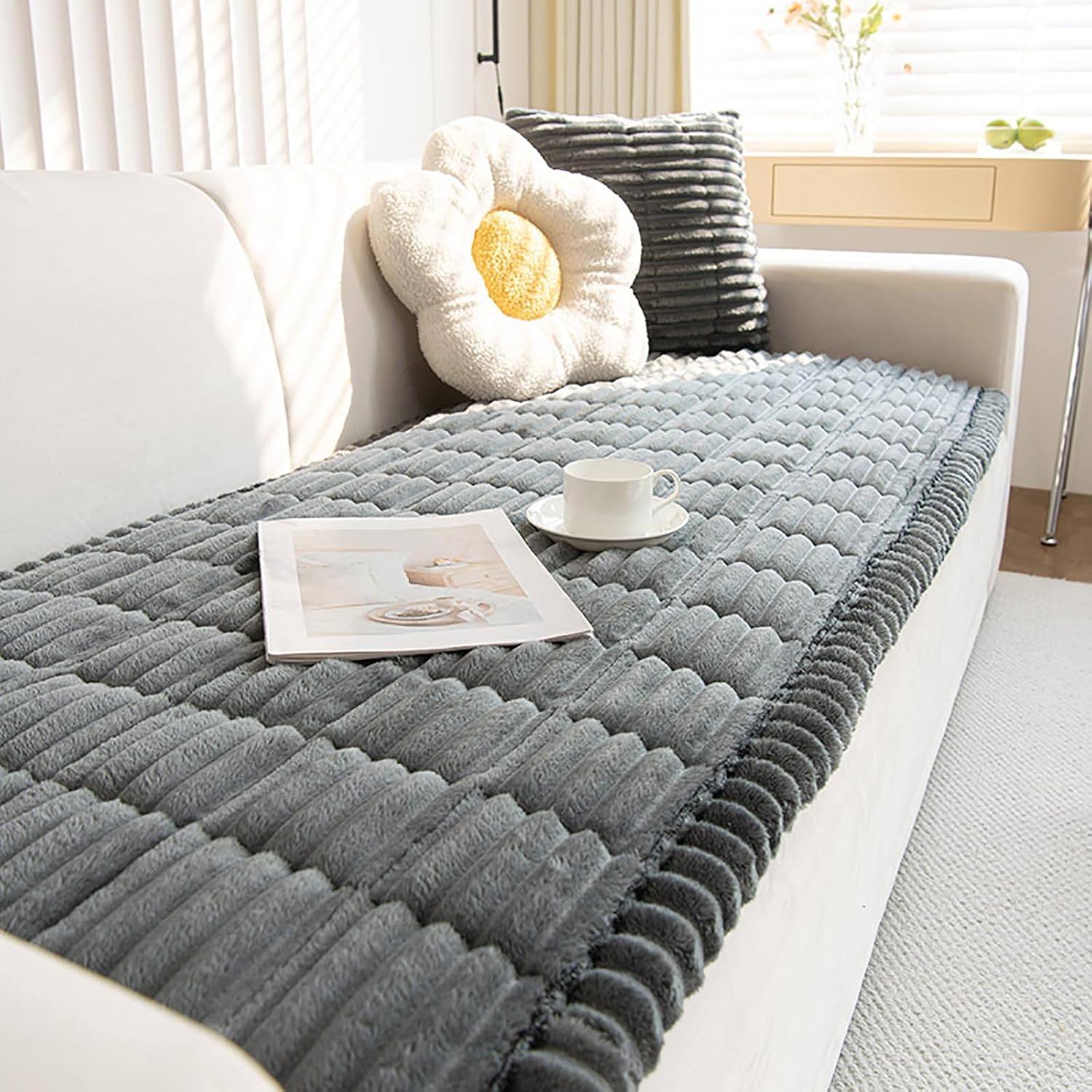 ZQFFB Pet Couch Cover Dogs Washable and Sofas