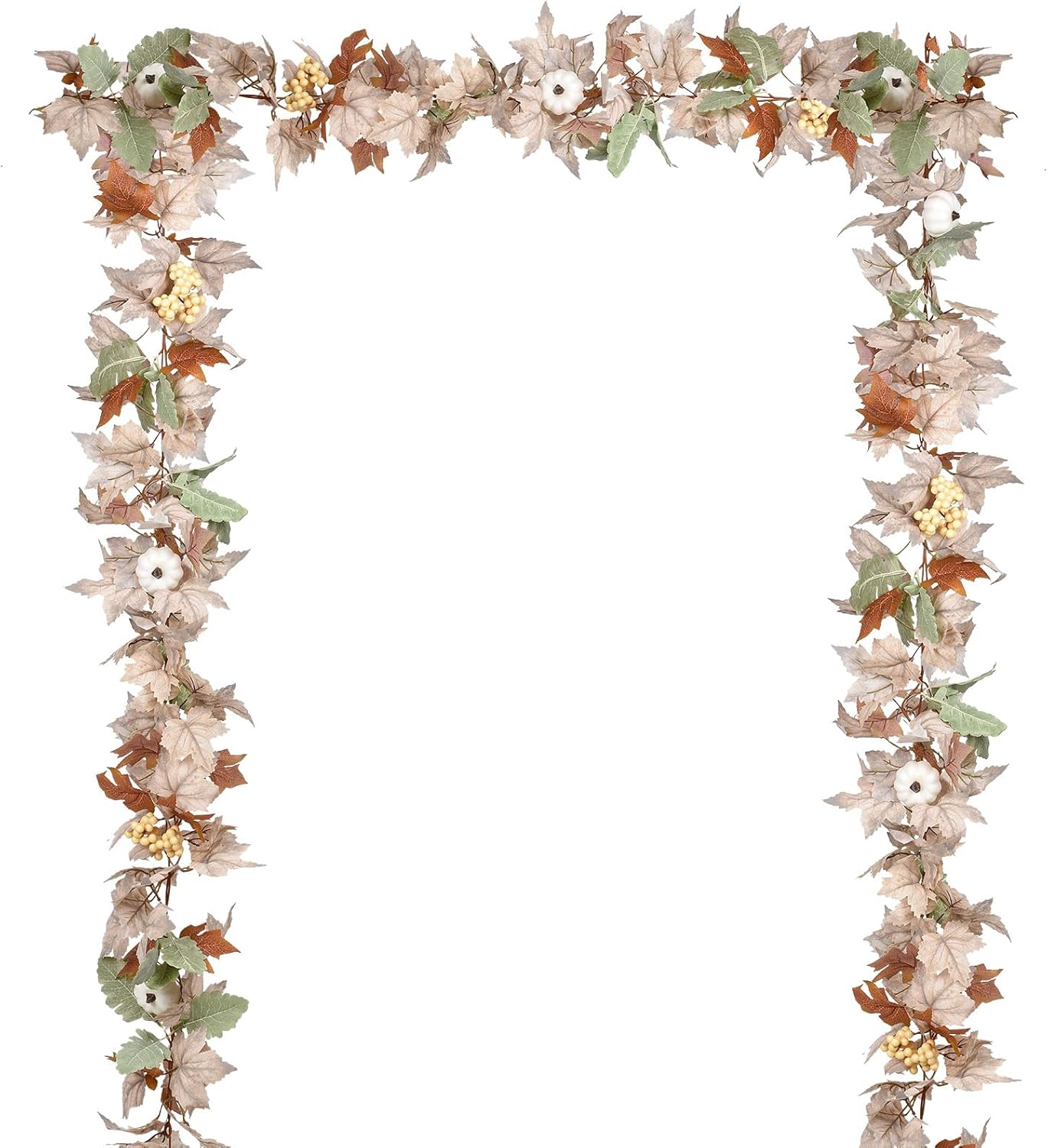 DearHouse 2 Pack Fall Garland Maple Leaf