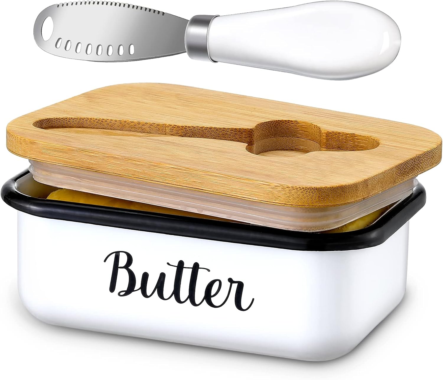 LANDNEOO Stainless Steel Butter Dish Set
