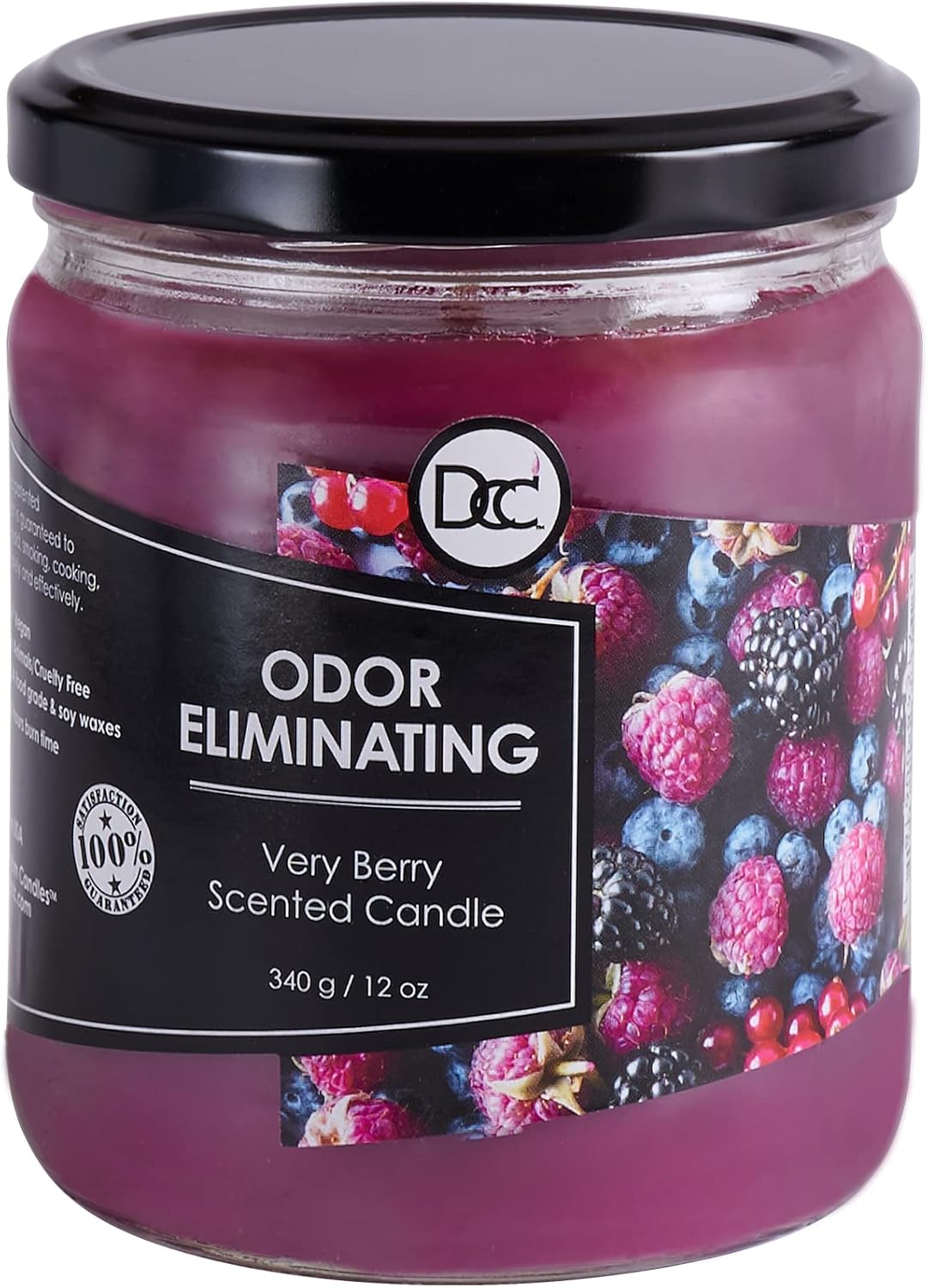 Vanilla Bean Odor Eliminating Candle – 80-Hour Burn