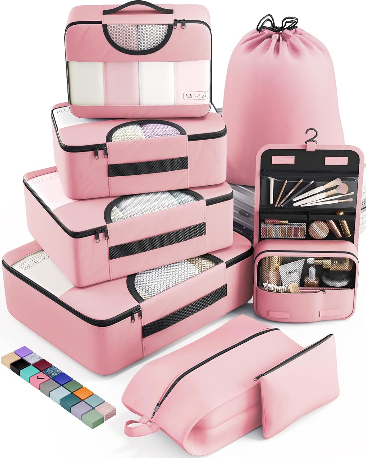 Veken Packing Cubes Set, Travel Luggage Organizers
