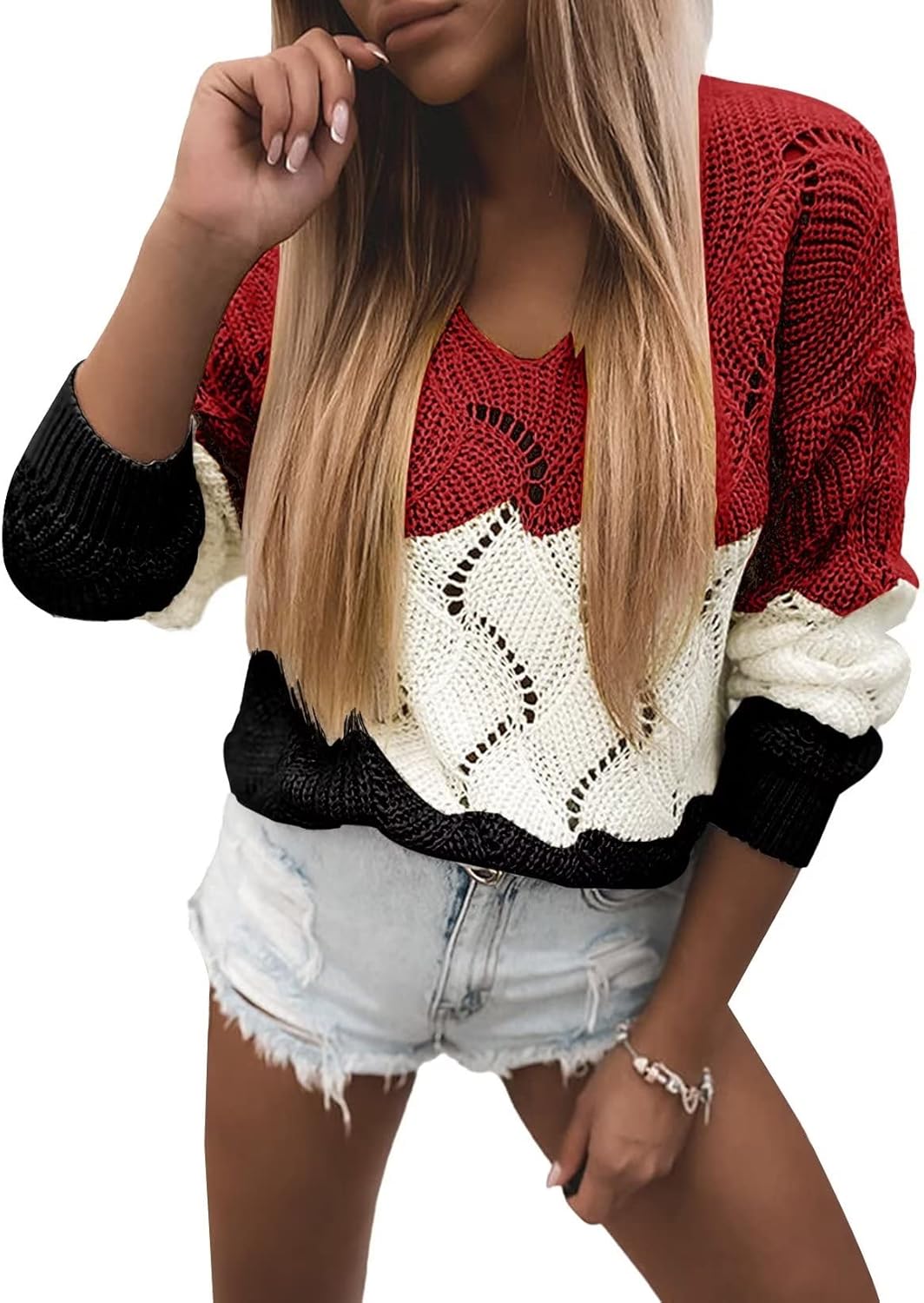 Dokotoo Womens Sweaters 2025 Crewneck