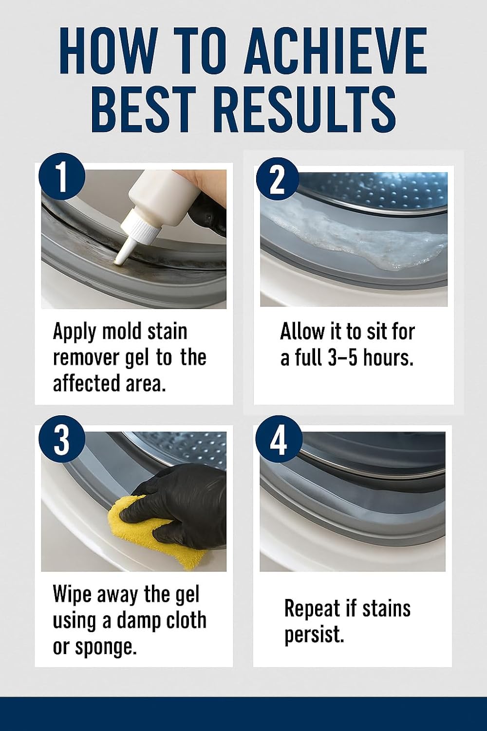 ACTIVE Mold Stain Remover Gel Cleaner Heavy Duty Stain Cleaner