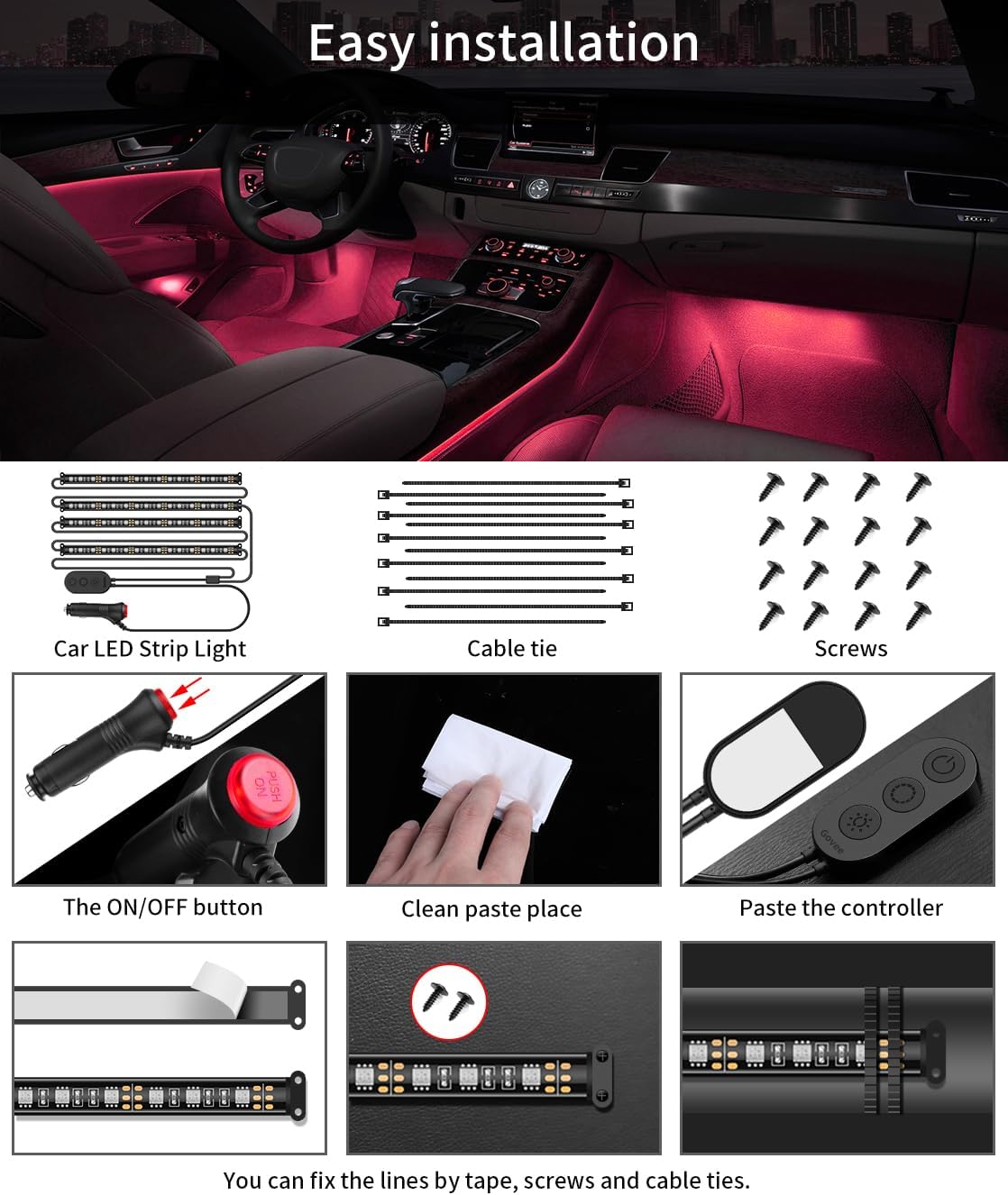 Govee Smart Car LED Interior Lights