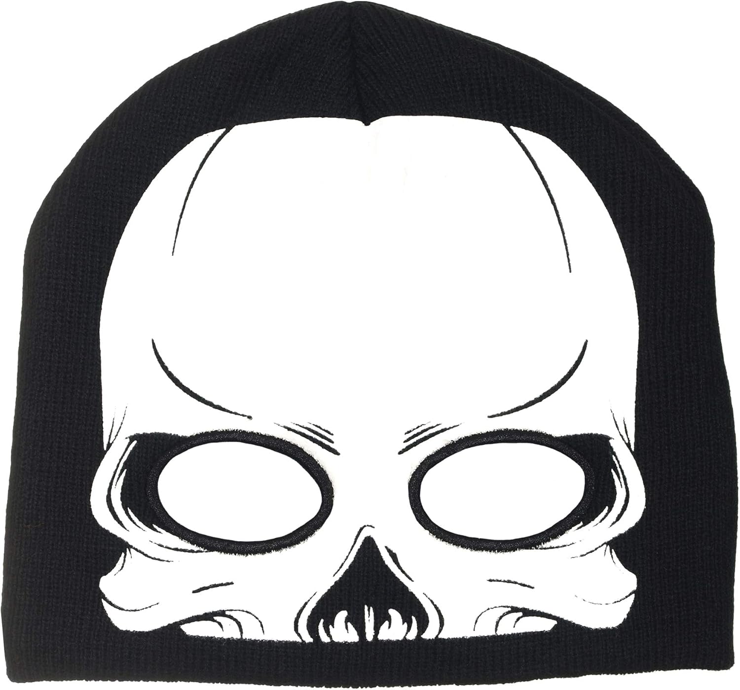 Boy's Skeleton Knit Beanie with Eye Holes