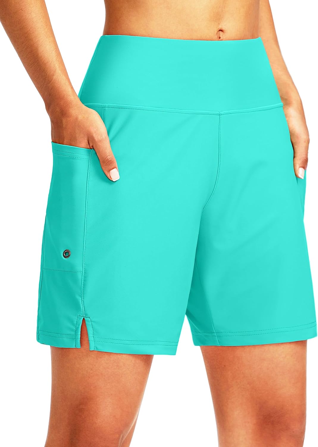 Women’s Swim Board Shorts with Liner Pockets