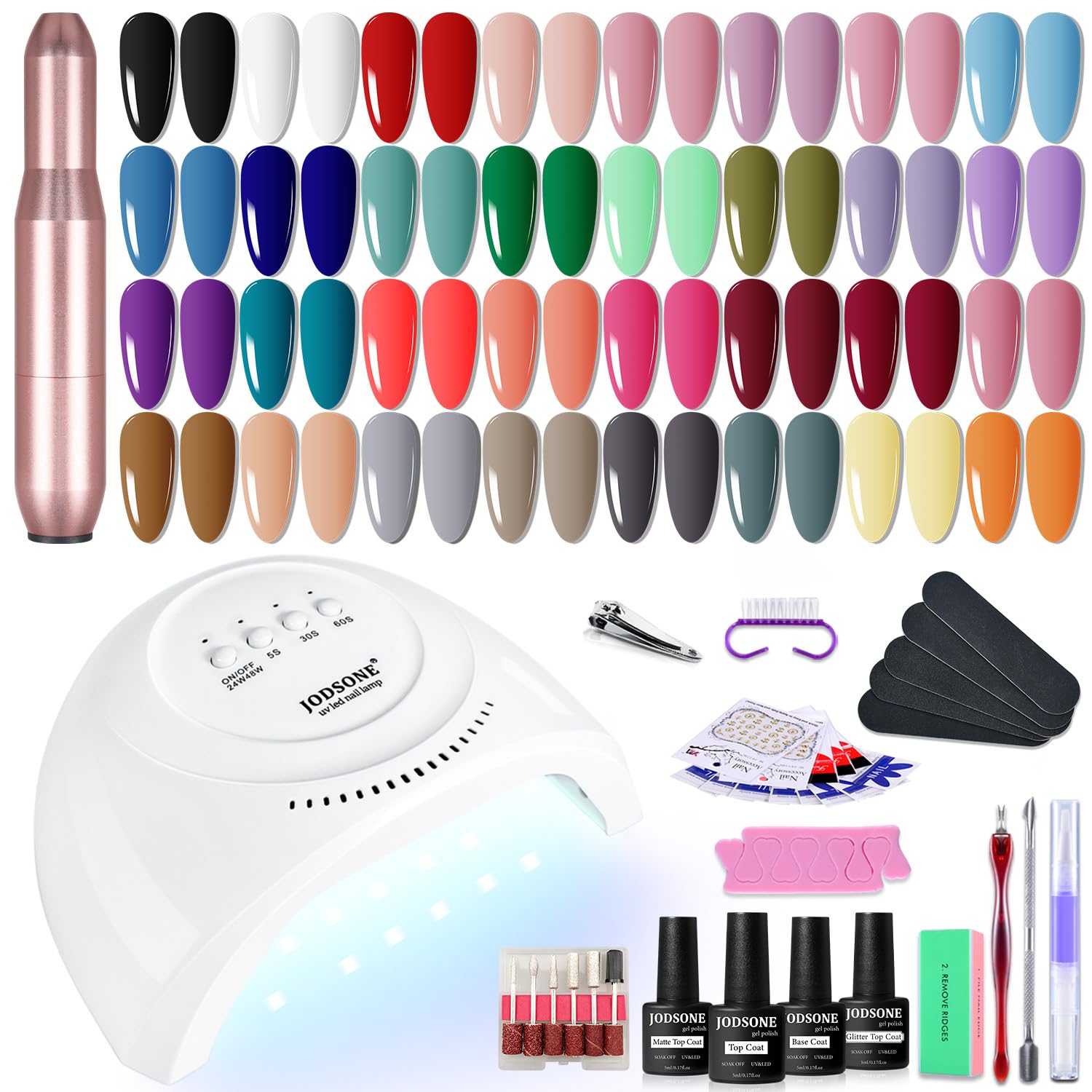 JODSONE Gel Nail Polish Kit with UV Light