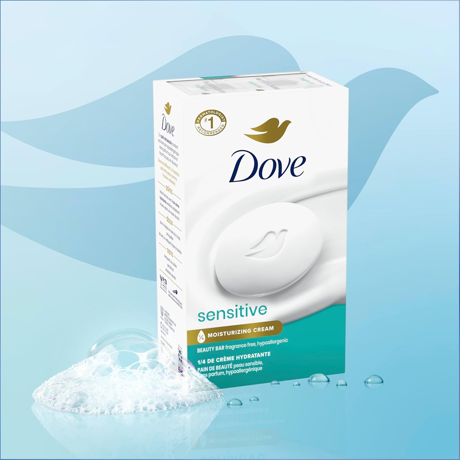 Dove Beauty Bar Soap Sensitive for Sensitive Skin