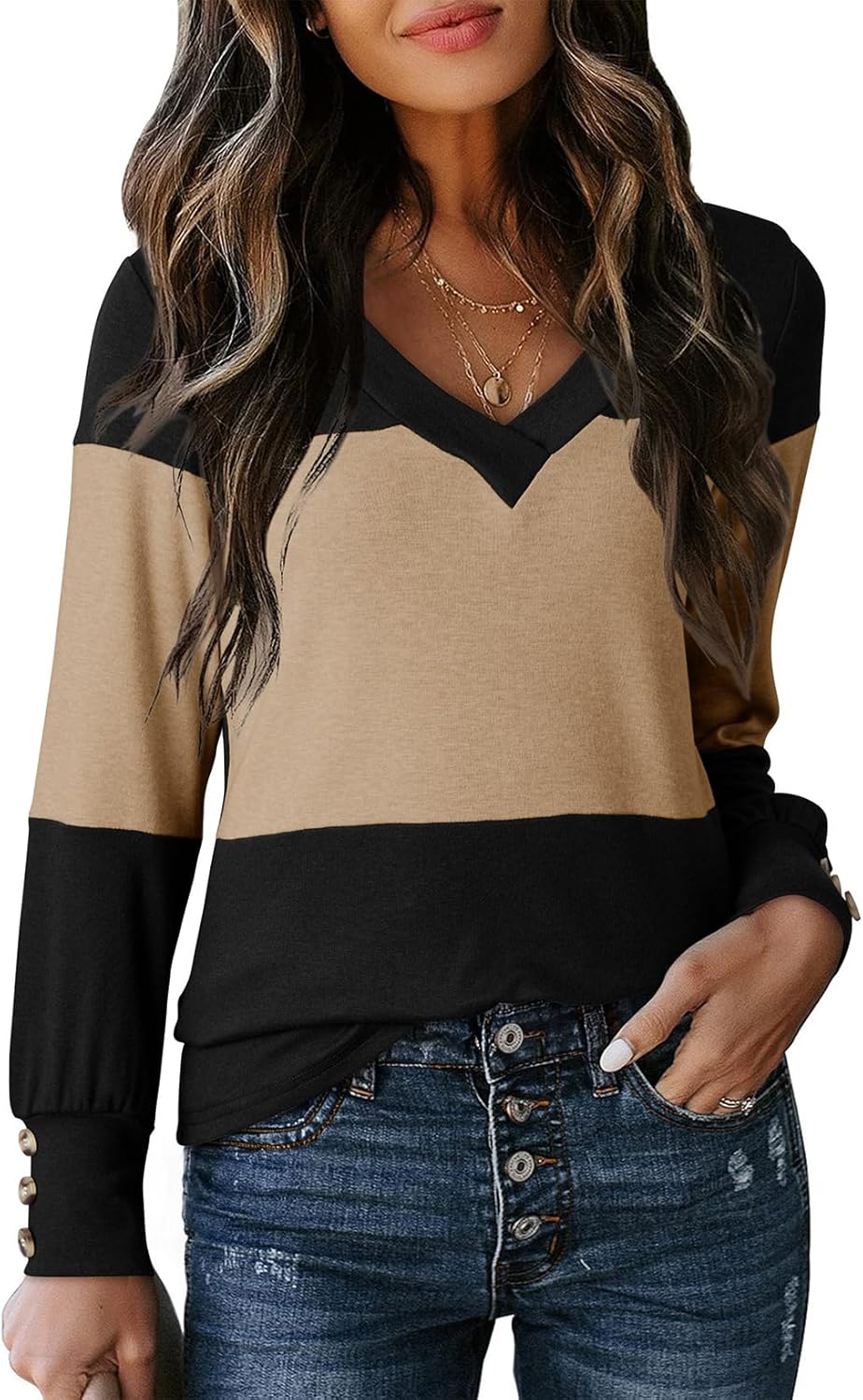Dokotoo Long Sleeve Shirts for Women Fall Outfits
