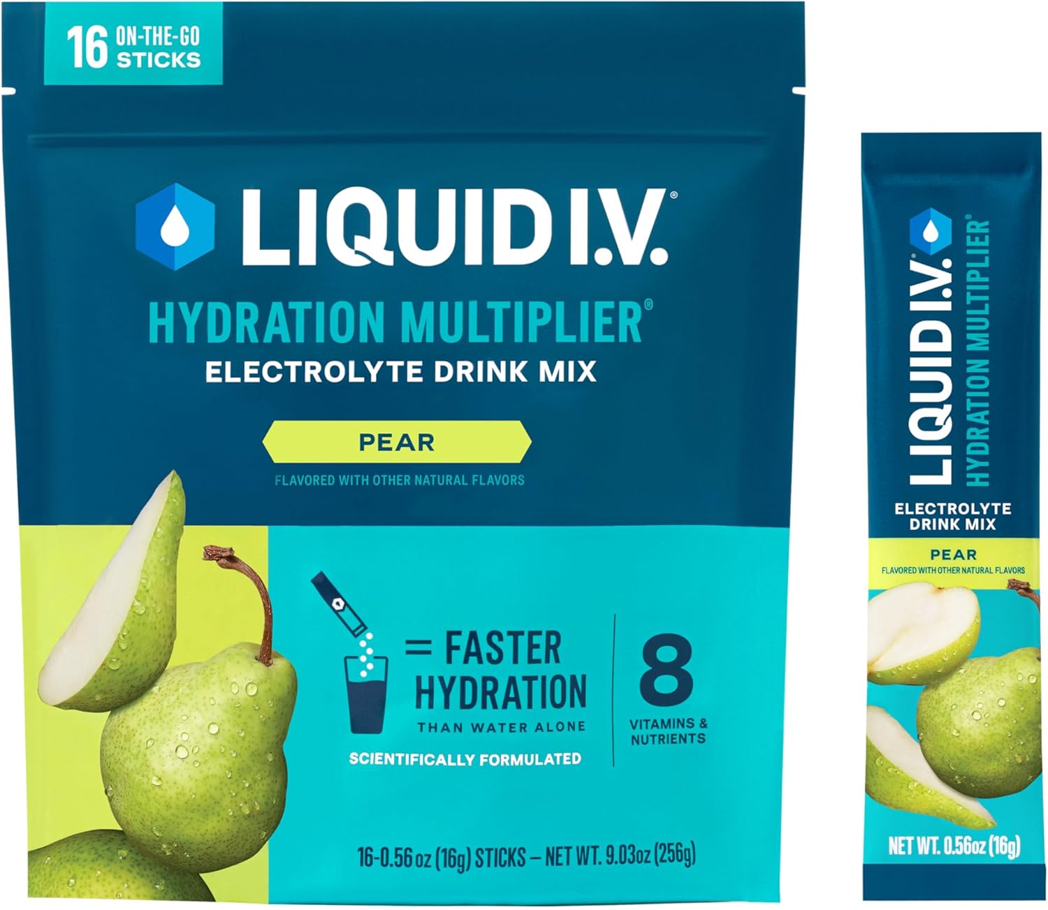Liquid I.V. Hydration Multiplier – Lemon Lime Electrolyte Drink