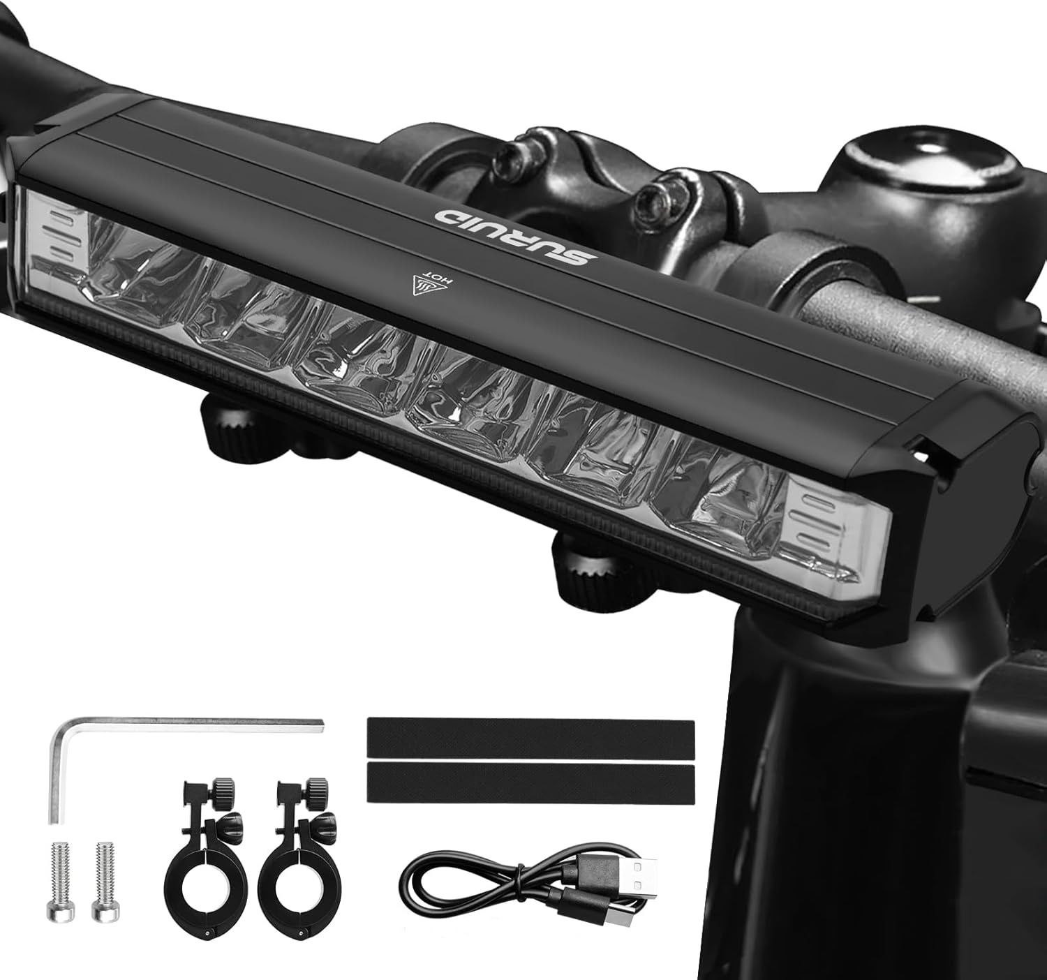 Super Bright LED Bike Light USB Rechargeable Headlights