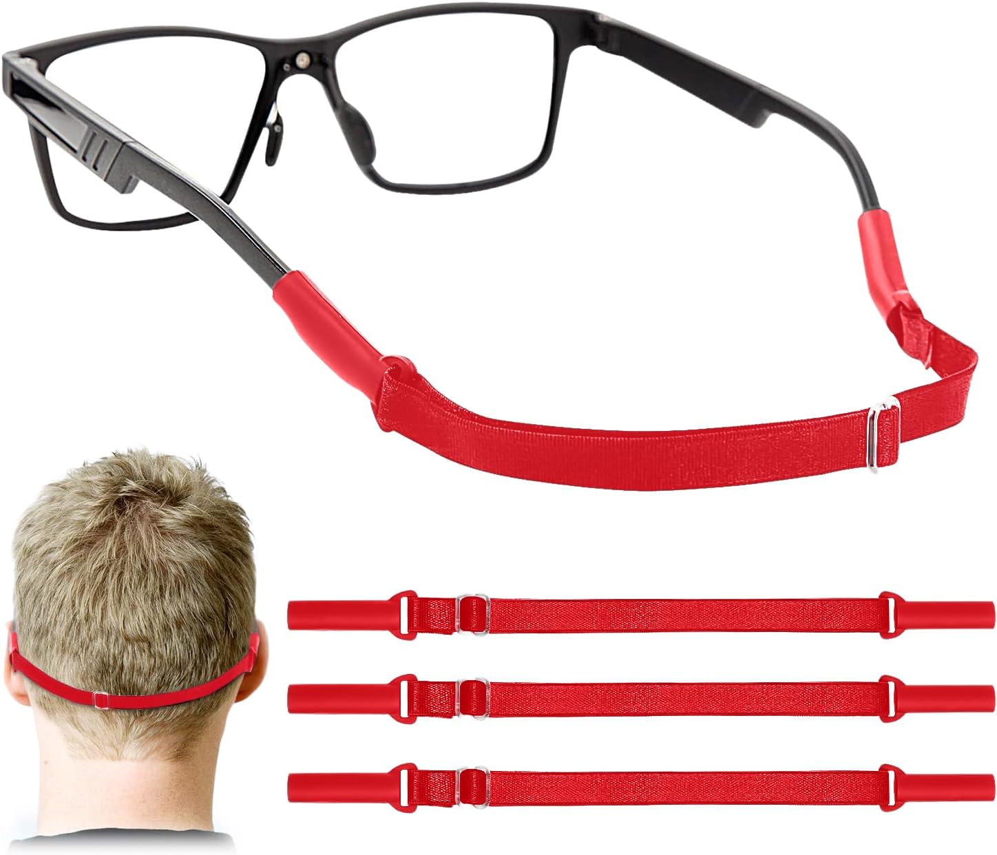 Adjustable Glasses Straps No Tail Eyewear Retainer for Men