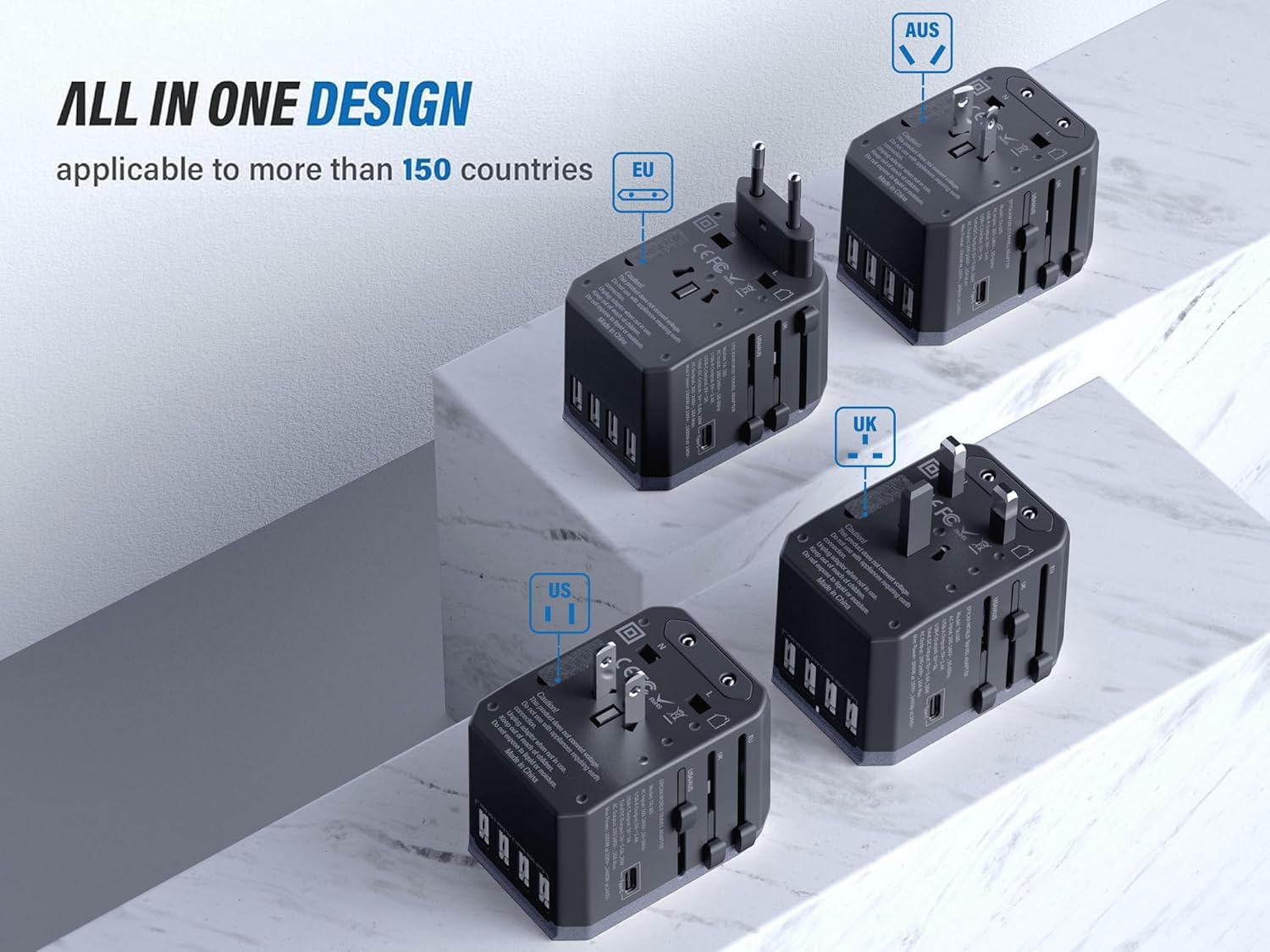EPICKA Universal Travel Adapter