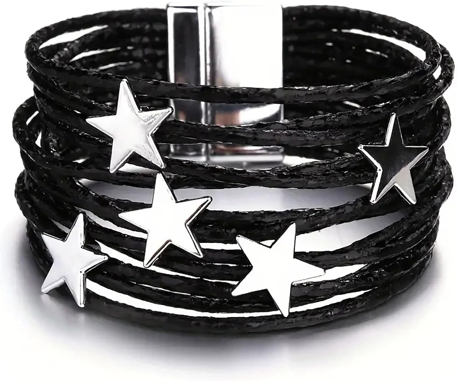 Fesciory Boho Leather Wrap Bracelet Women